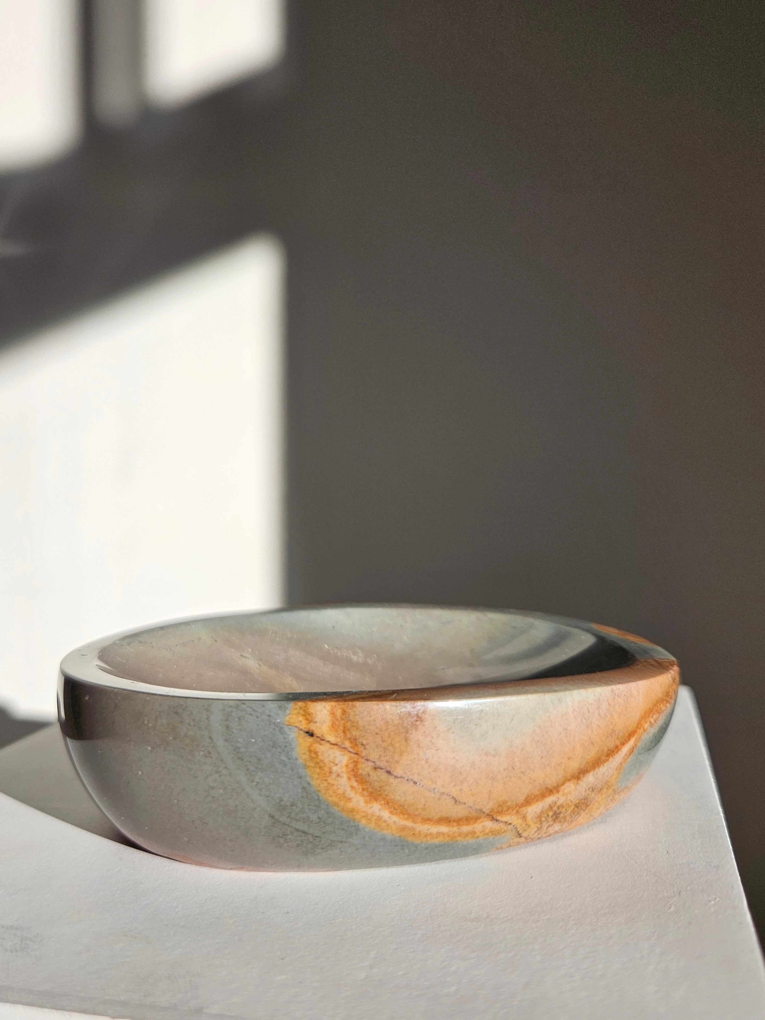 Polychrome Jasper Bowl 004