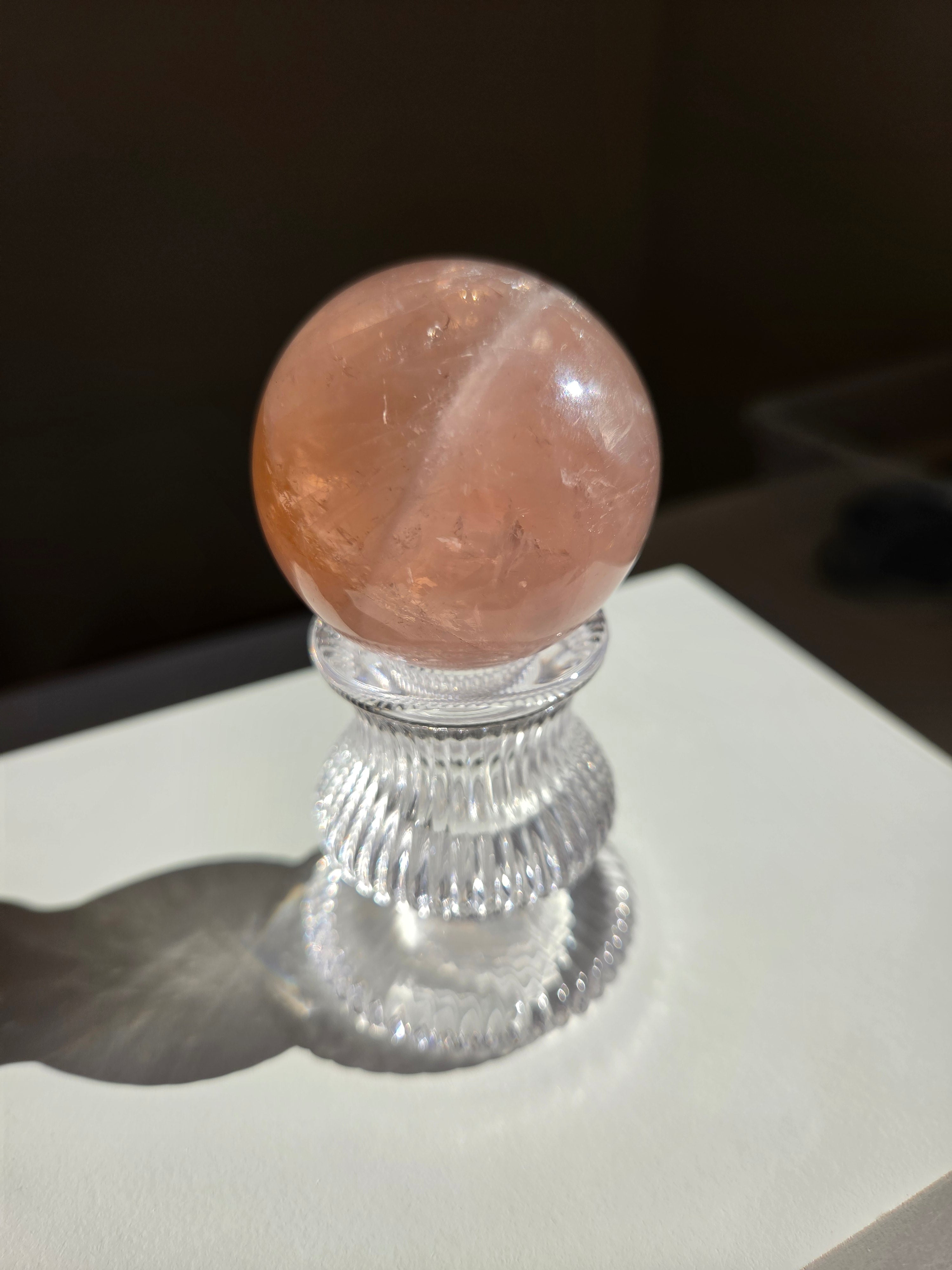 Rose Quartz Sphere 002