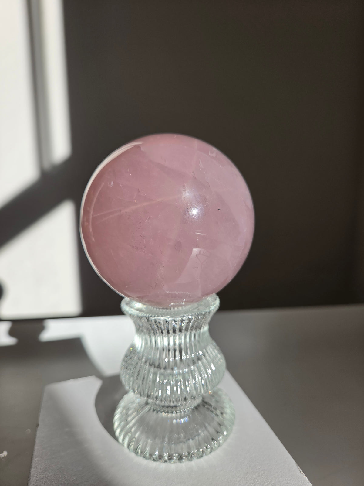 Rose Quartz Sphere 033