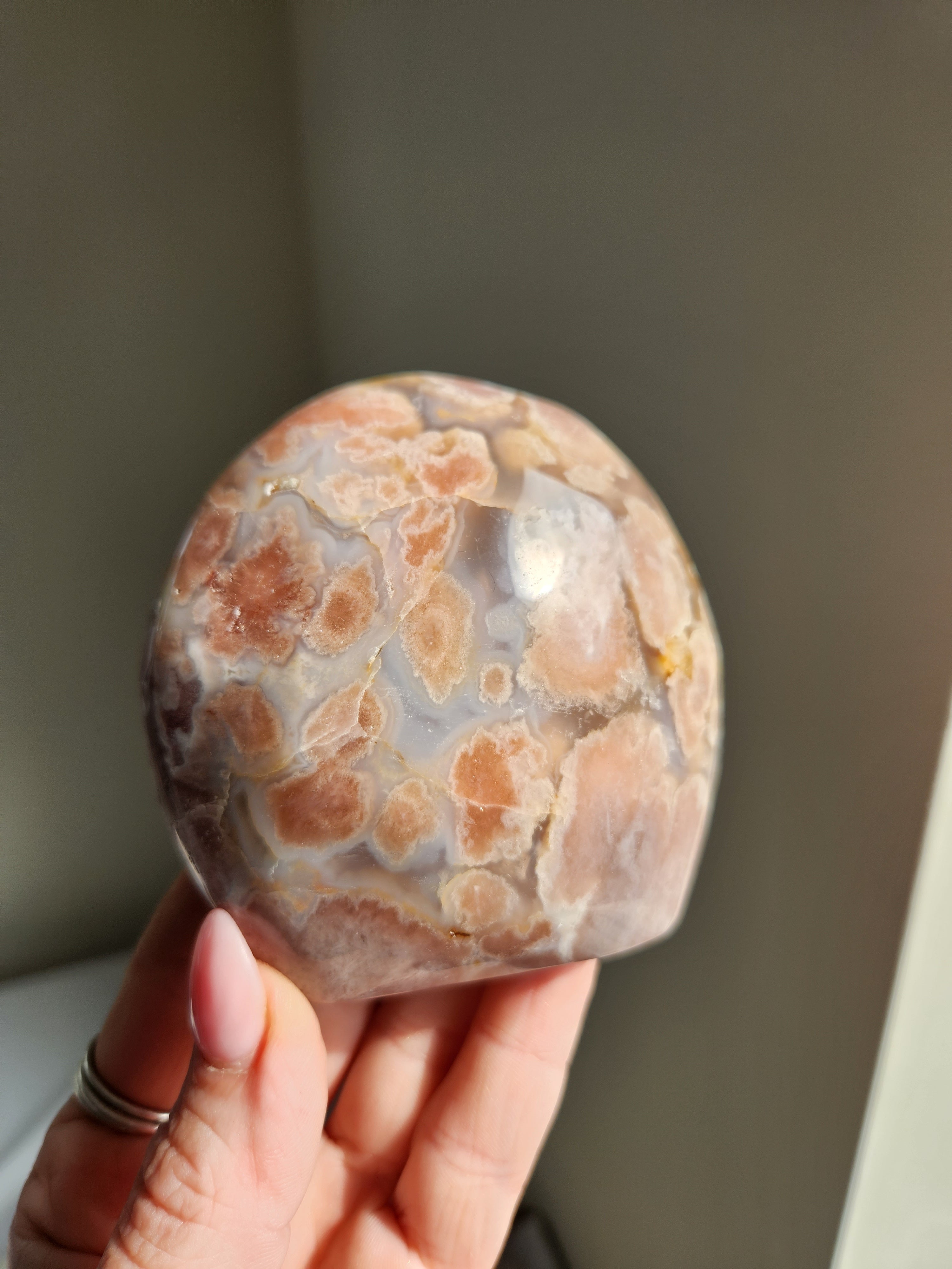 Flower Agate Freeform 003