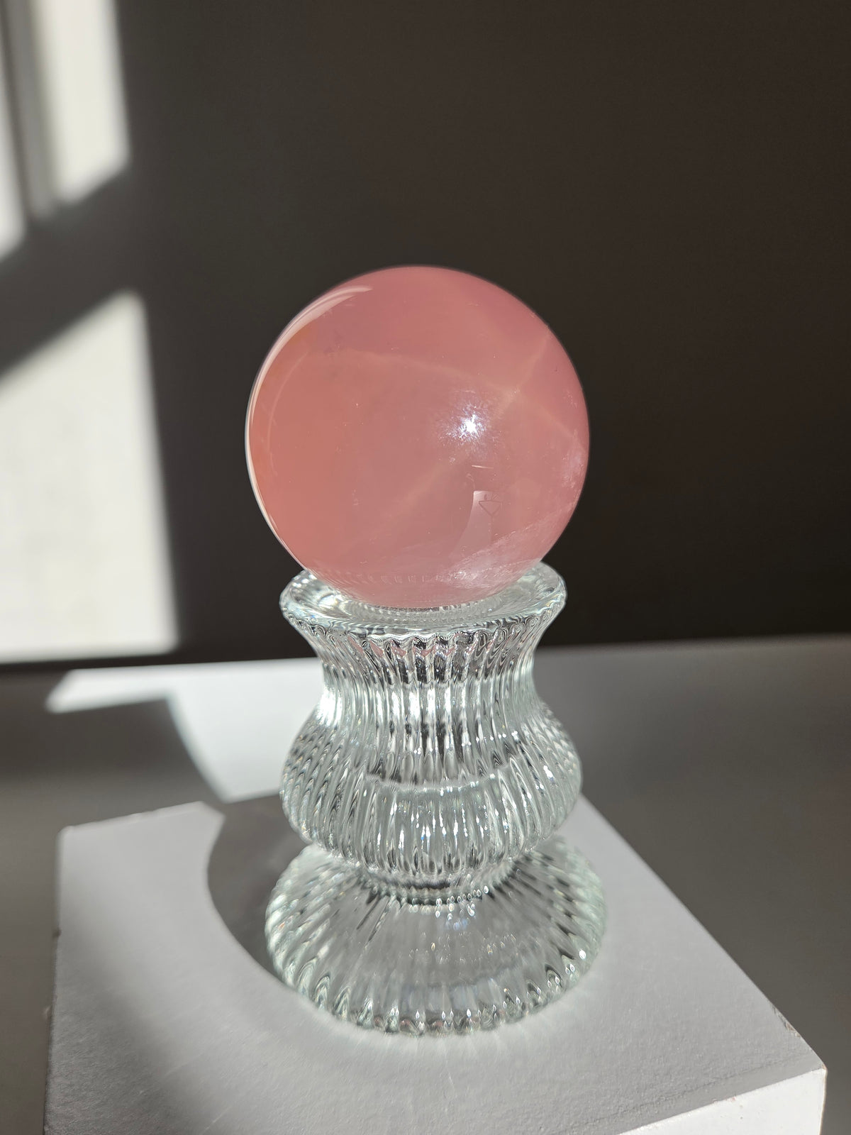 Rose Quartz Sphere 027