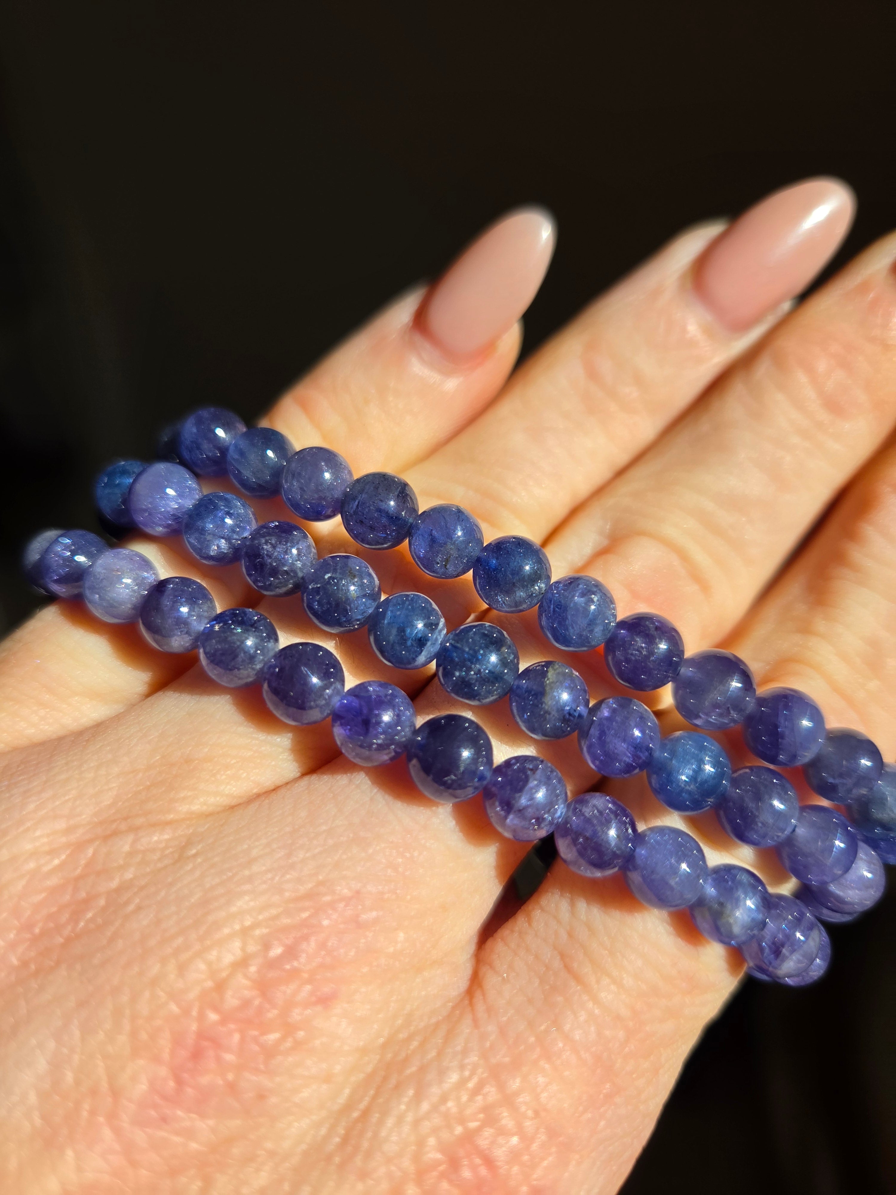 Tanzanite 3 wrap bracelet | 004