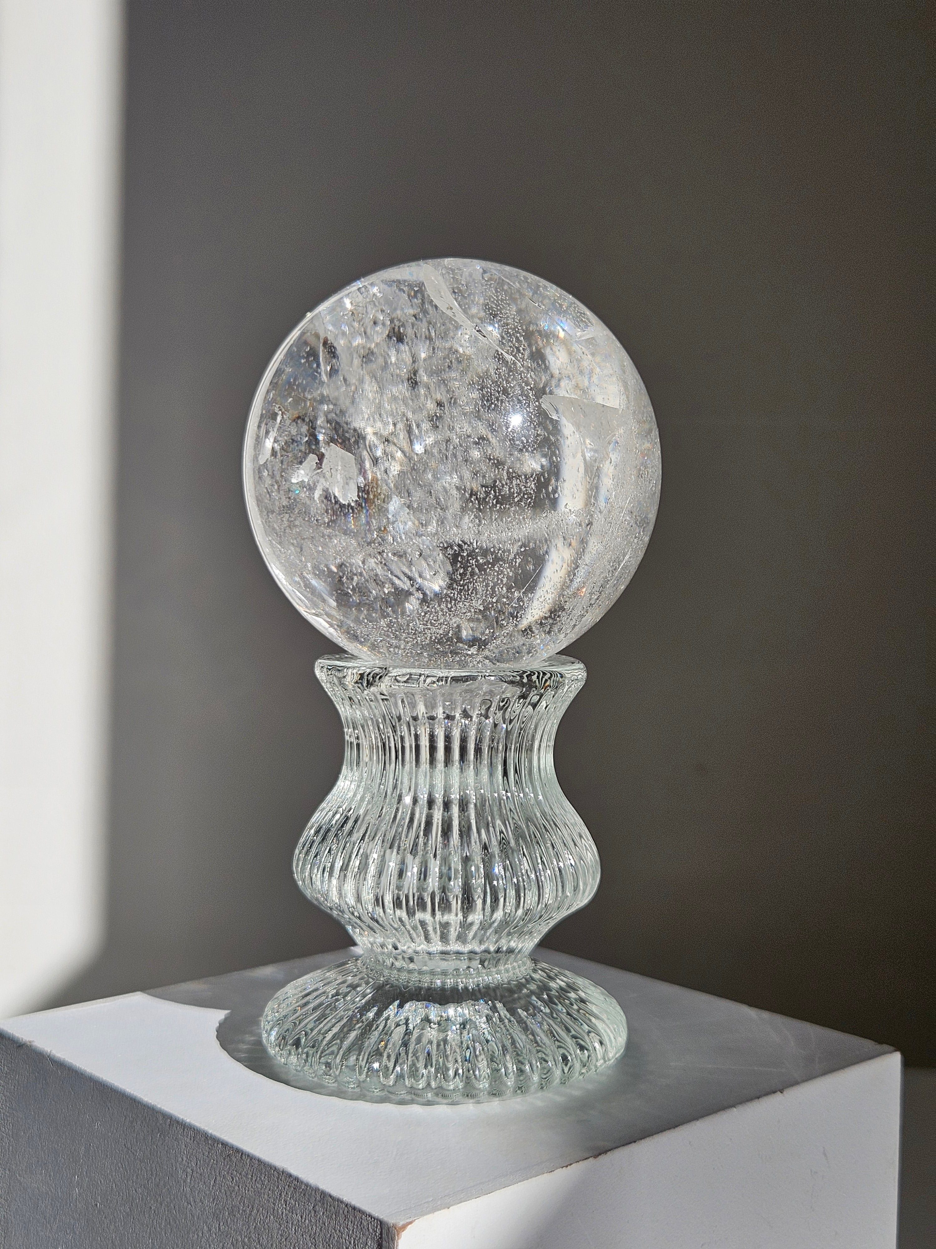 Lemurian Quartz Sphere 007