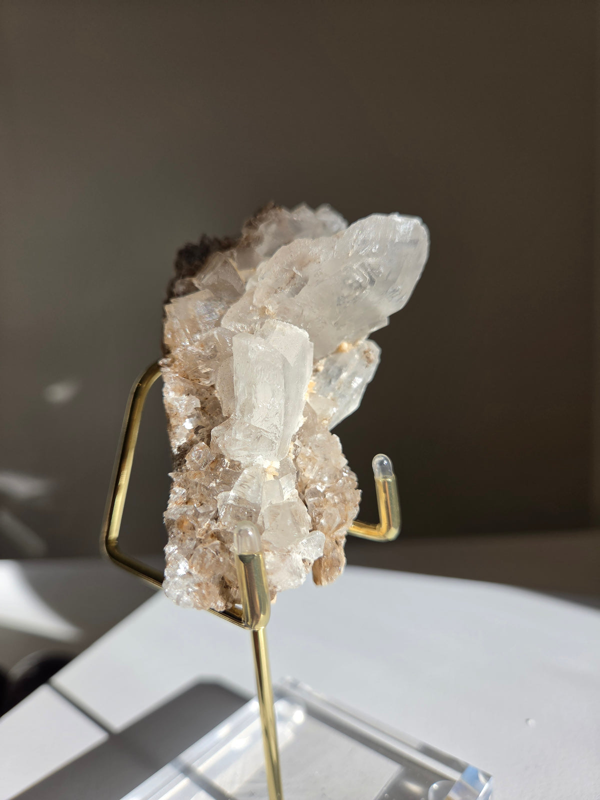 Selenite Cluster 004