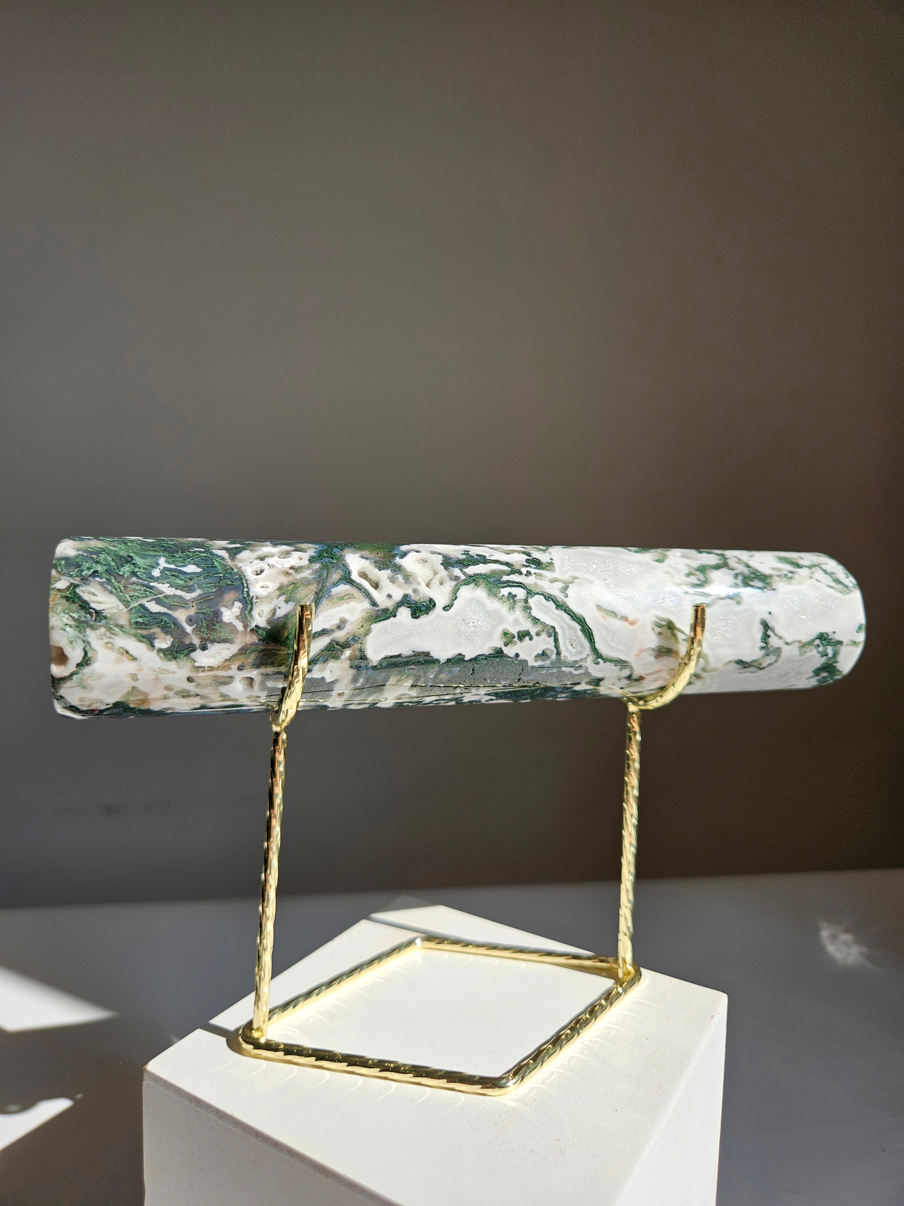 Moss Agate Bracelet Holder 006