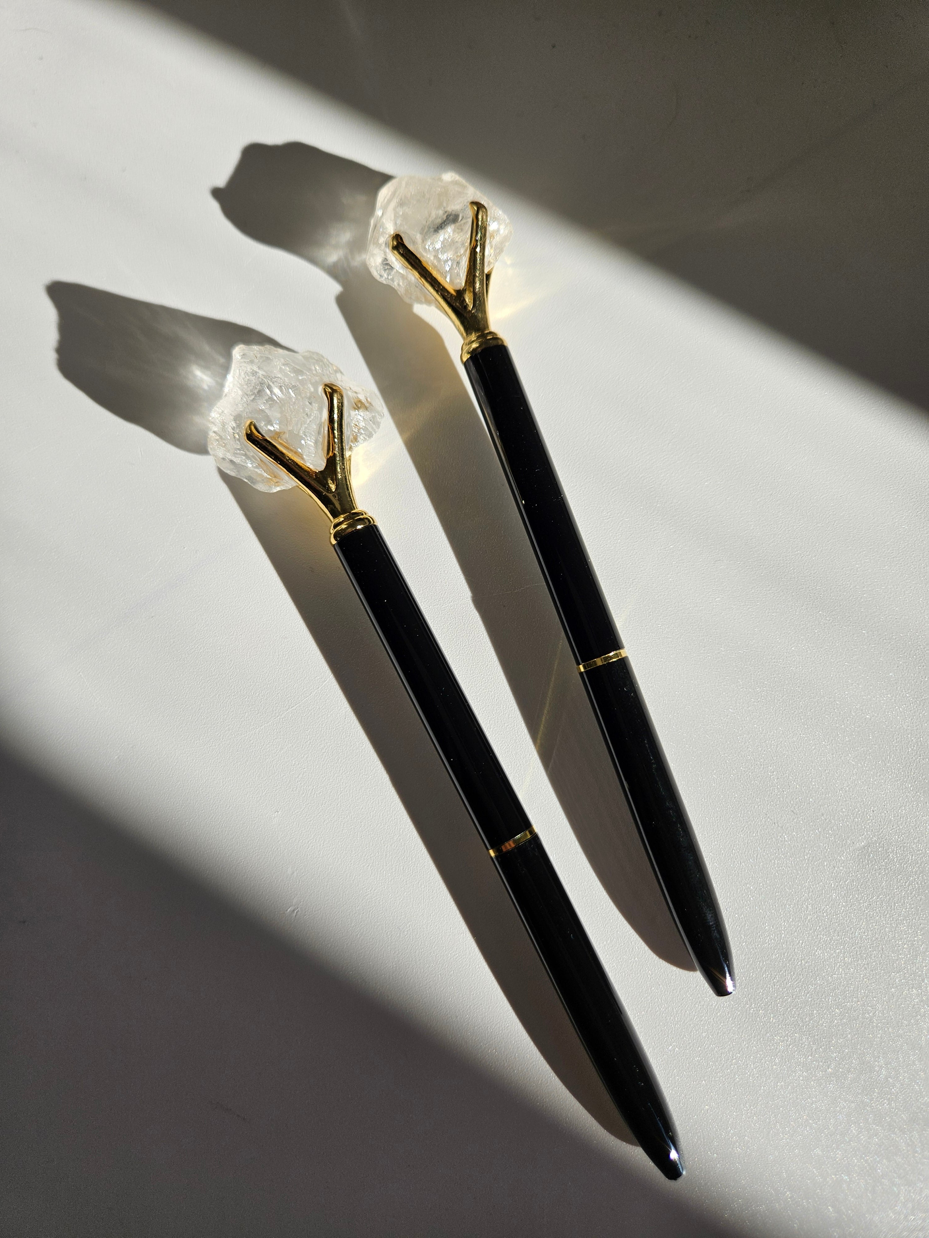 Raw Quartz Pen | black