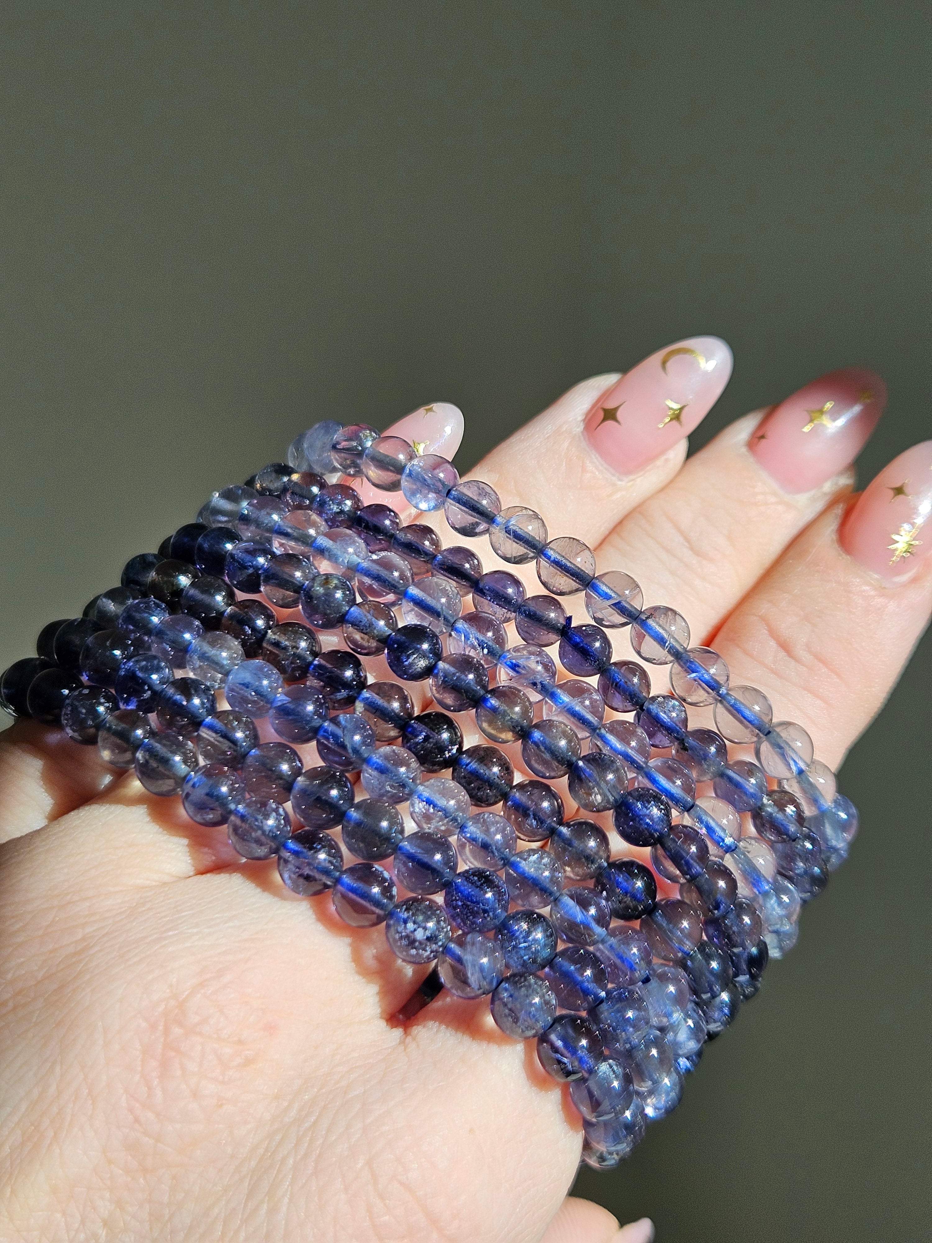 Iolite Bracelet | 6mm