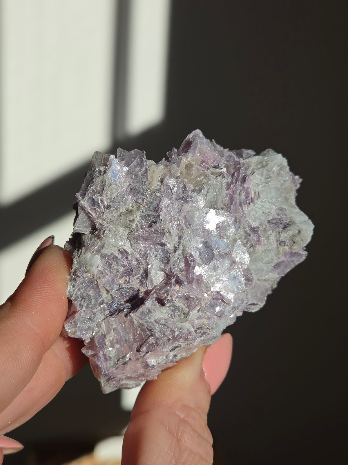 Raw Gem Lepidolite 006