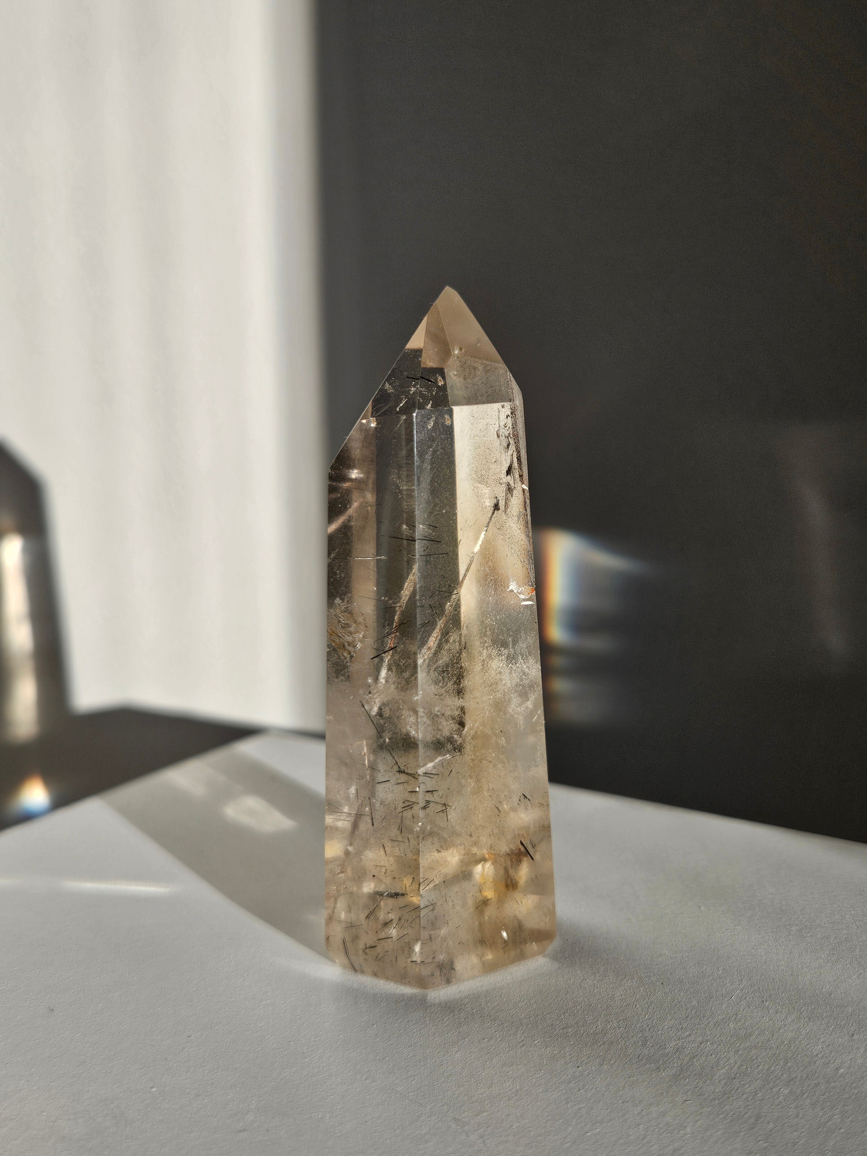 Citrine x Rutile Tower 005