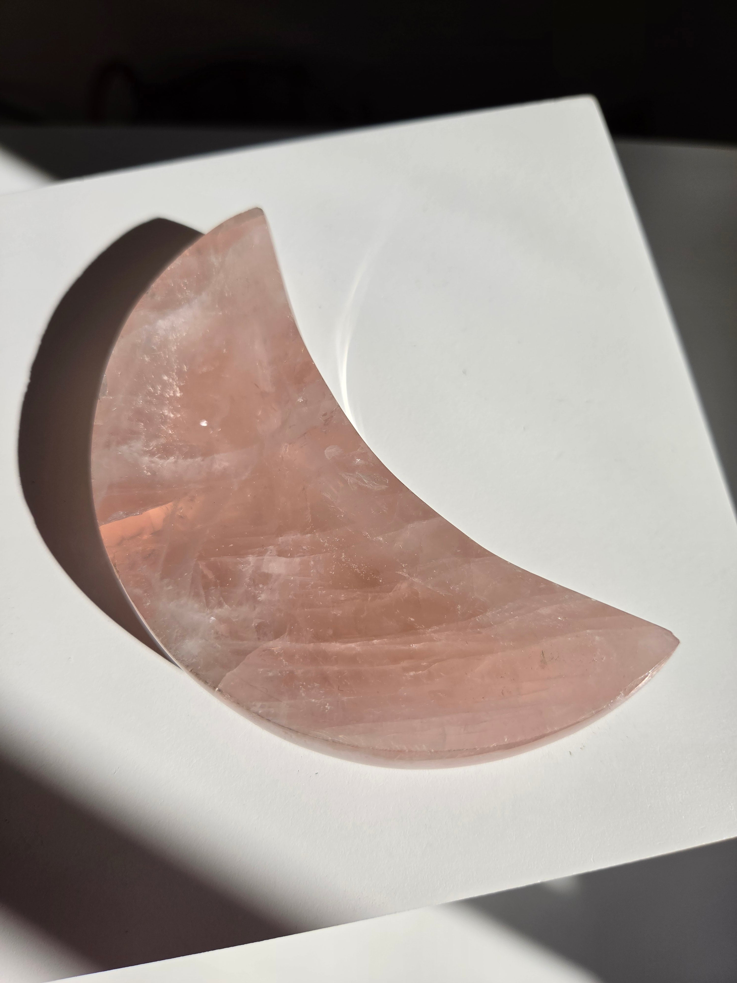 Rose Quartz Moon Bowl 001