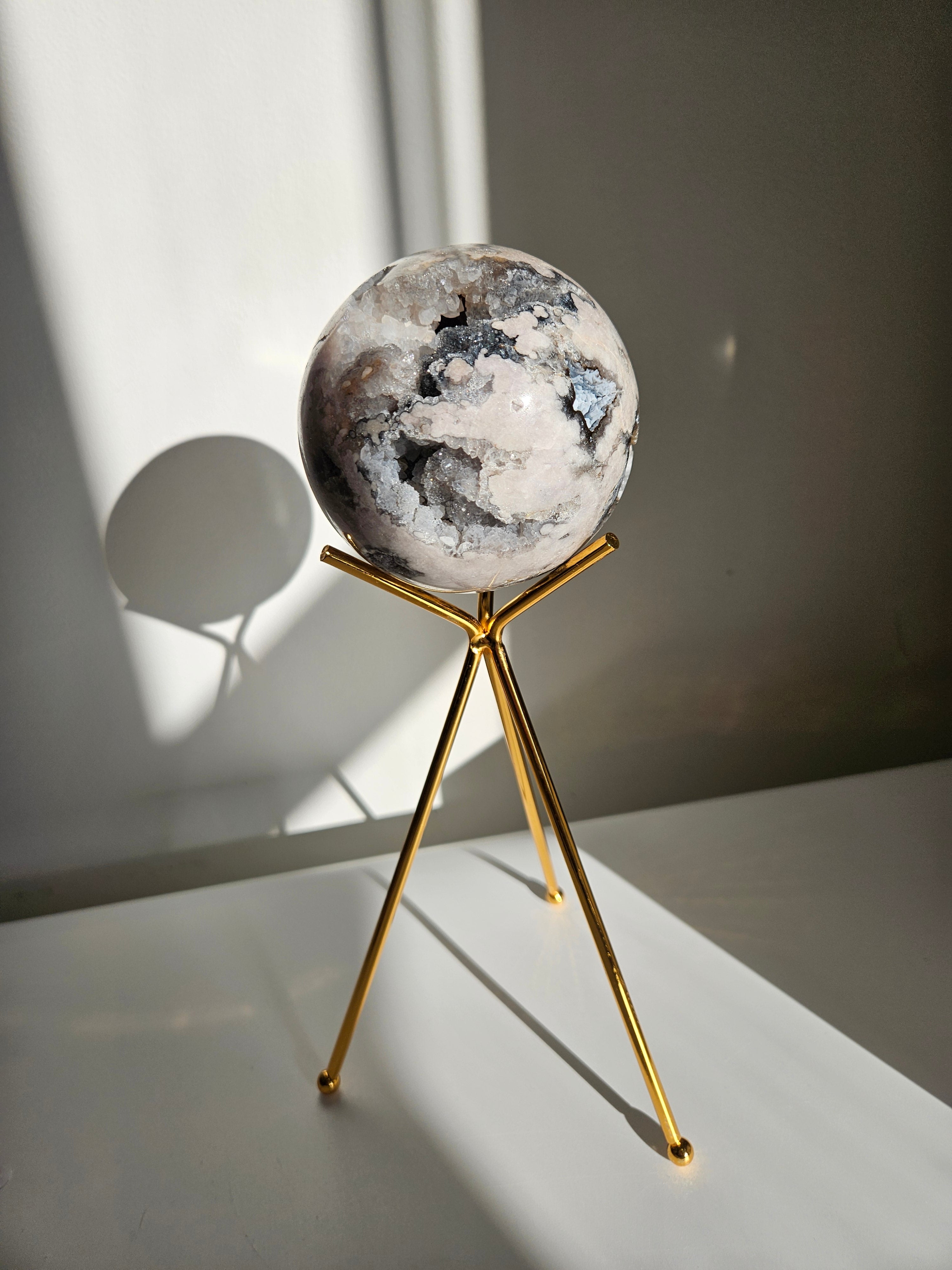 Pink & Blue Amethyst Sphere 001
