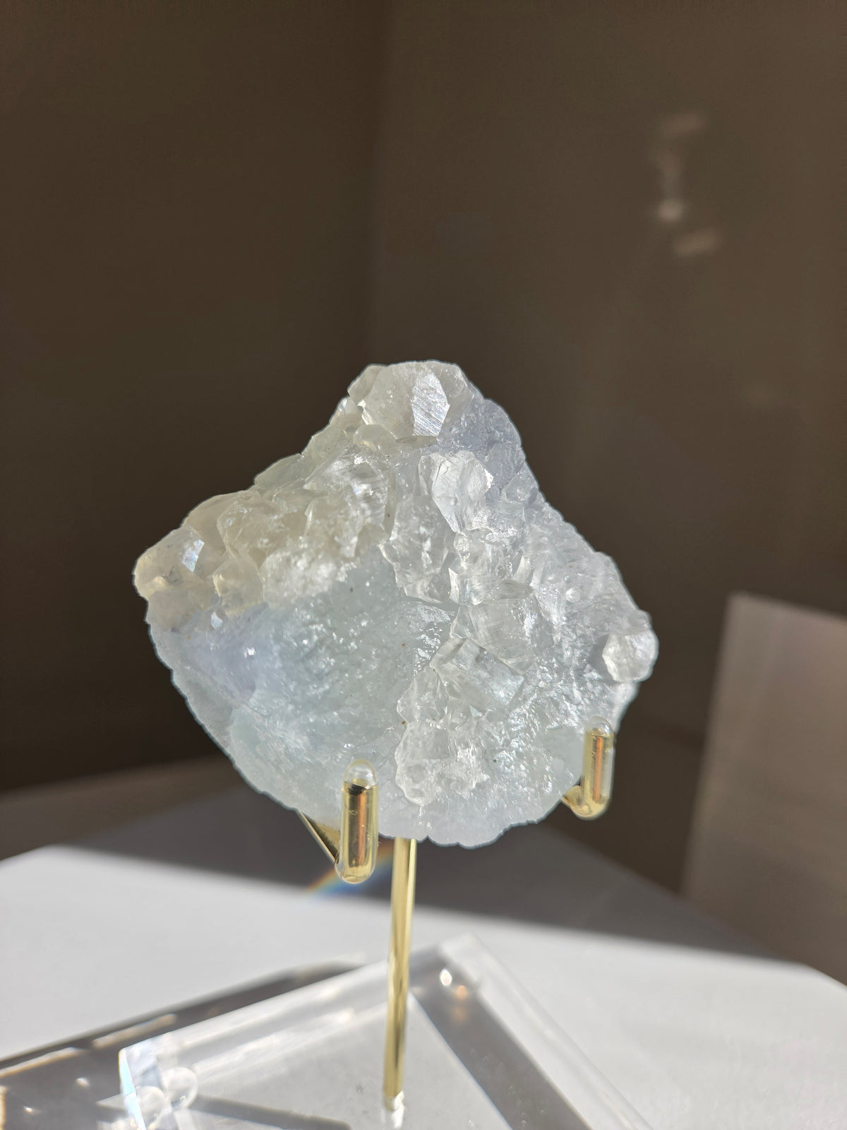 Calcite Coated Fluorite 001