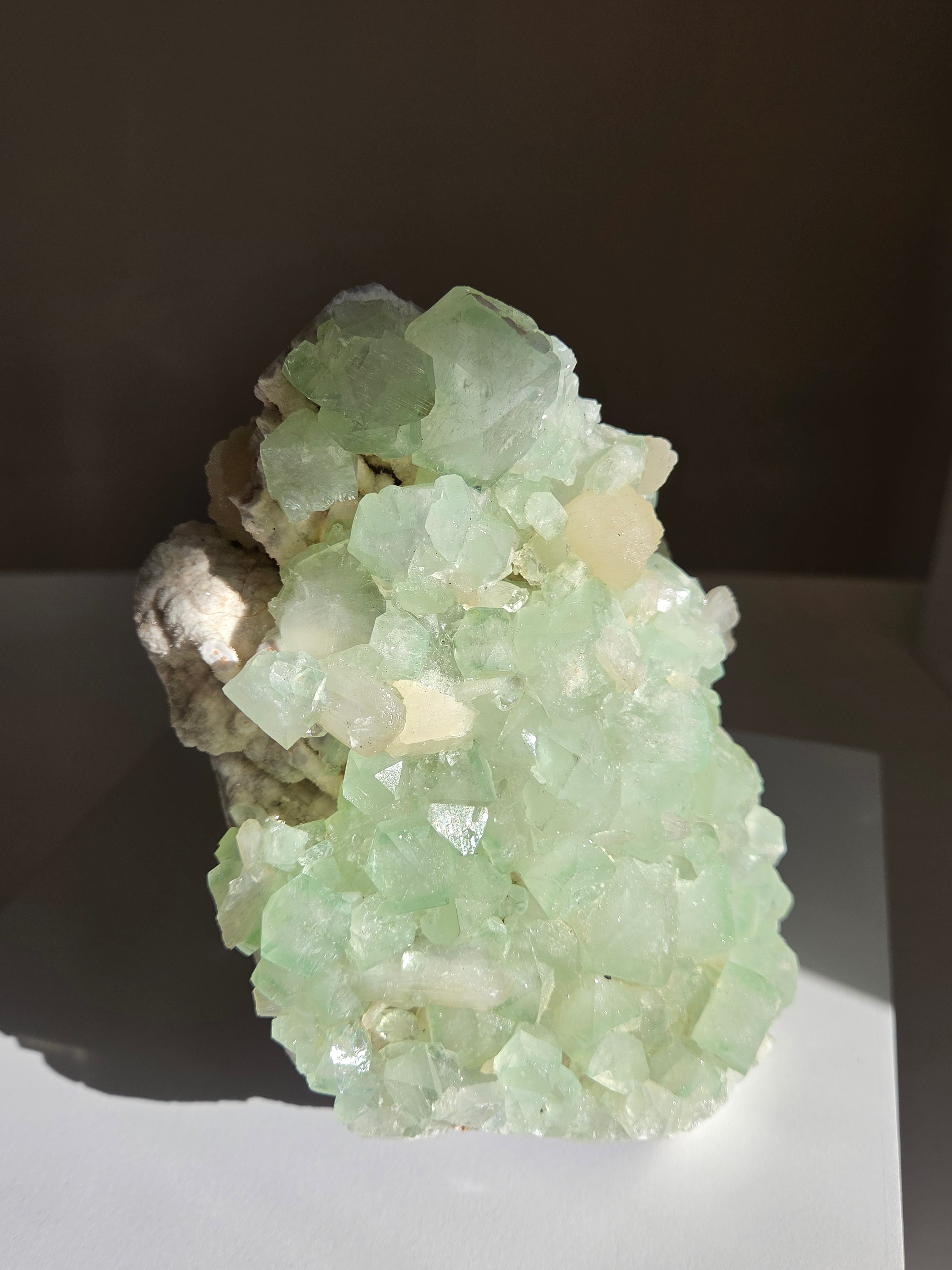Minty Green Apophyllite 009