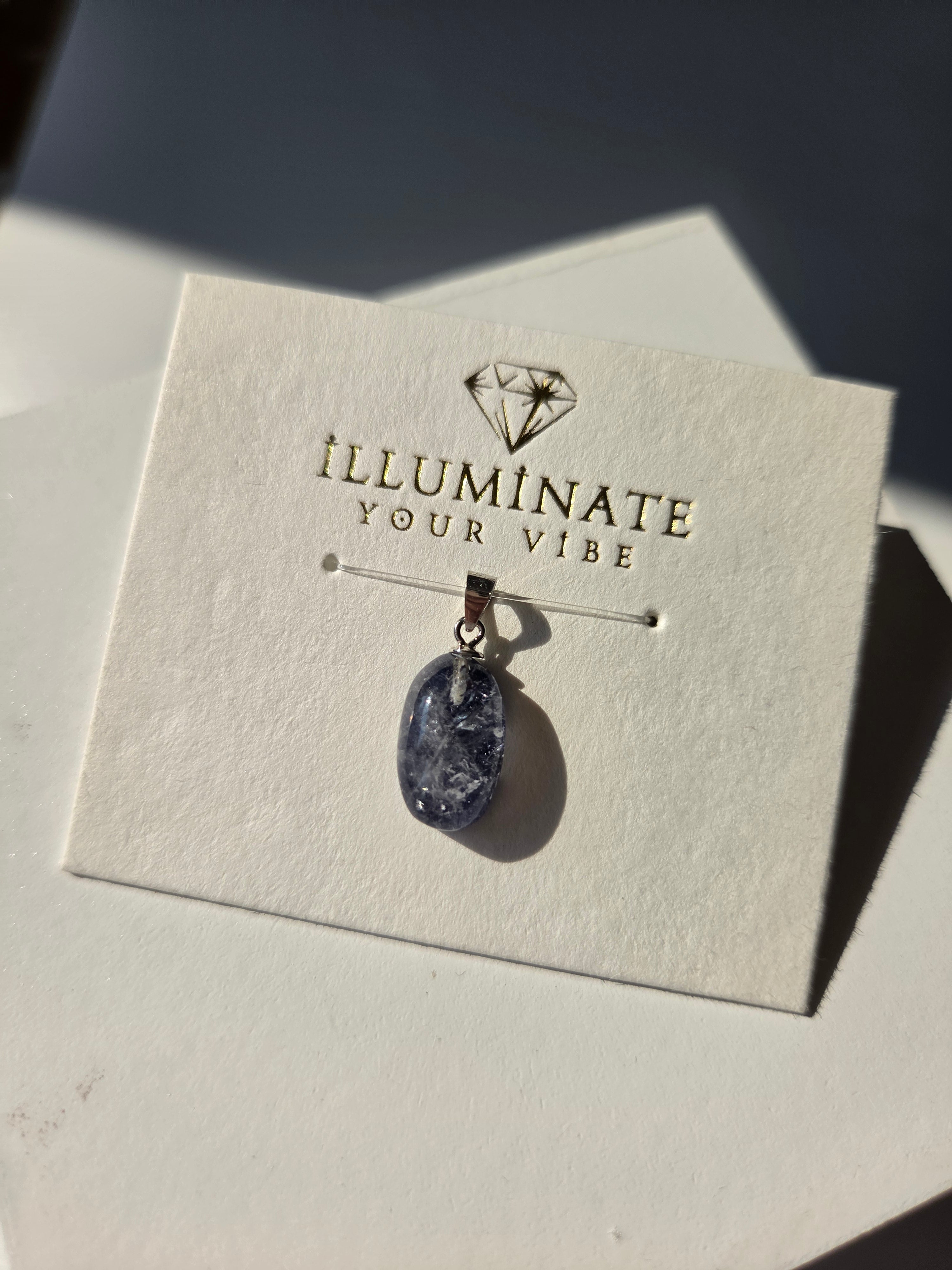 Dumorterite Pendant 001