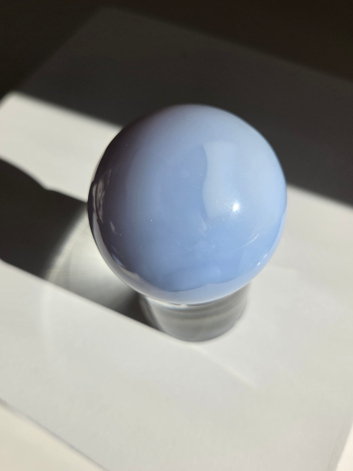 Blue Chalcedony Sphere 001