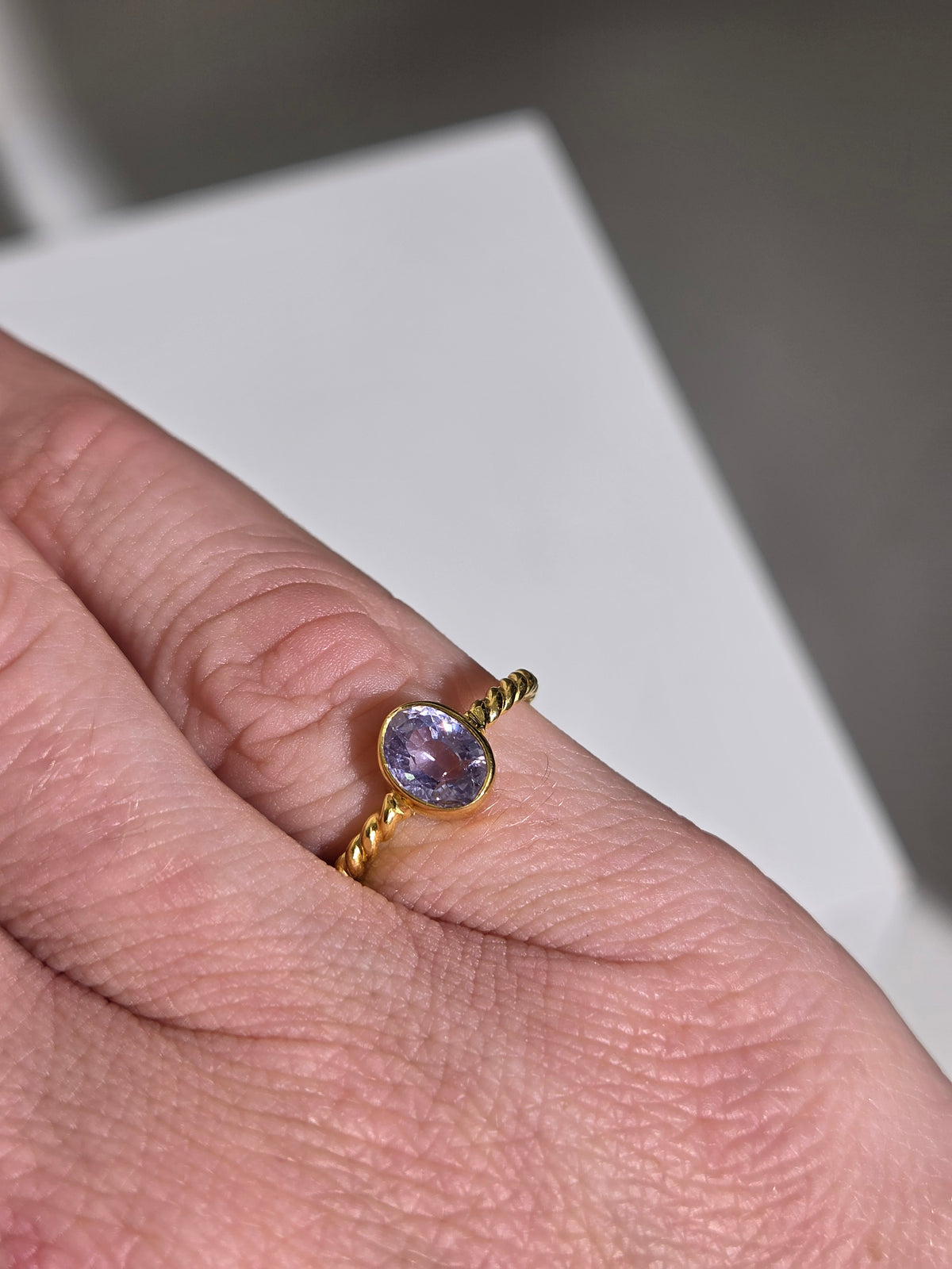Size 6 | Sapphire Ring | gold