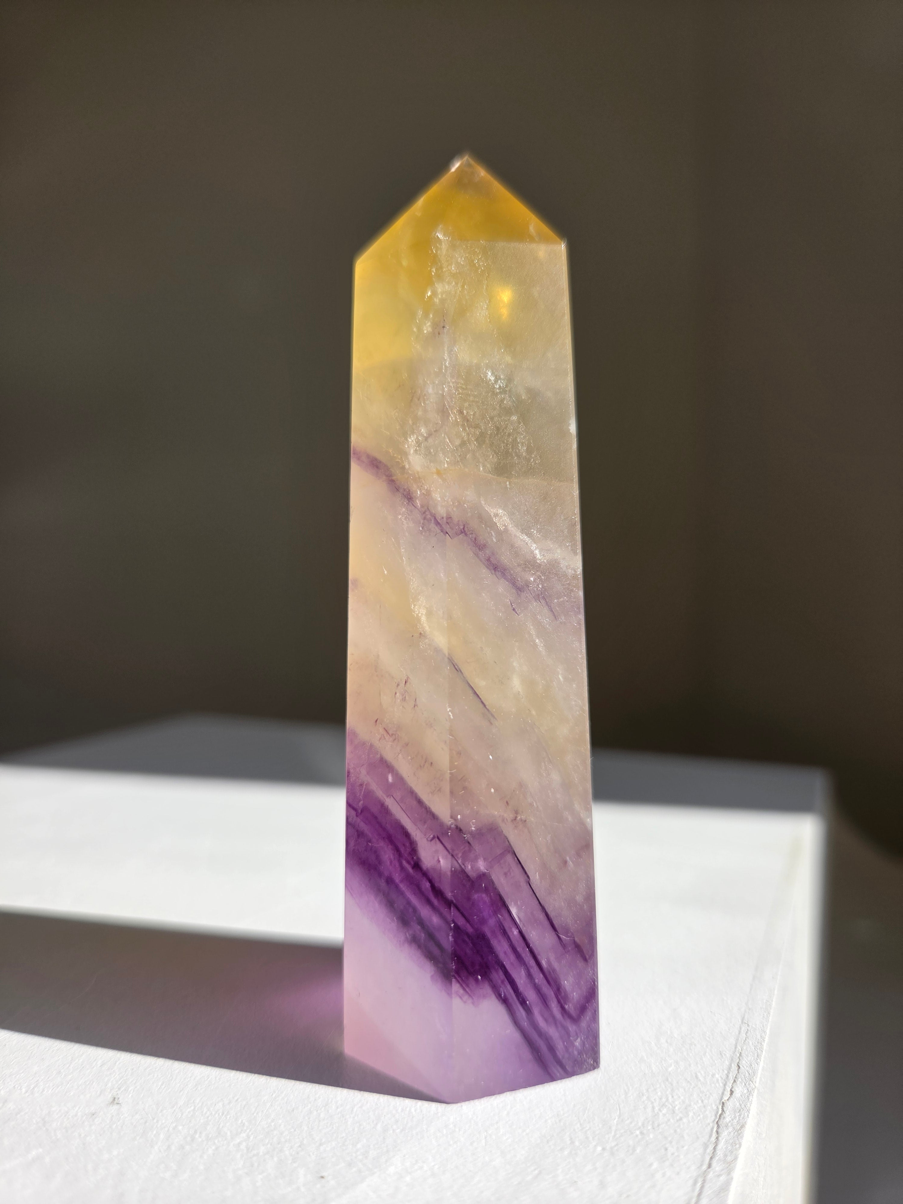 Yellow Fluorite Tower 003