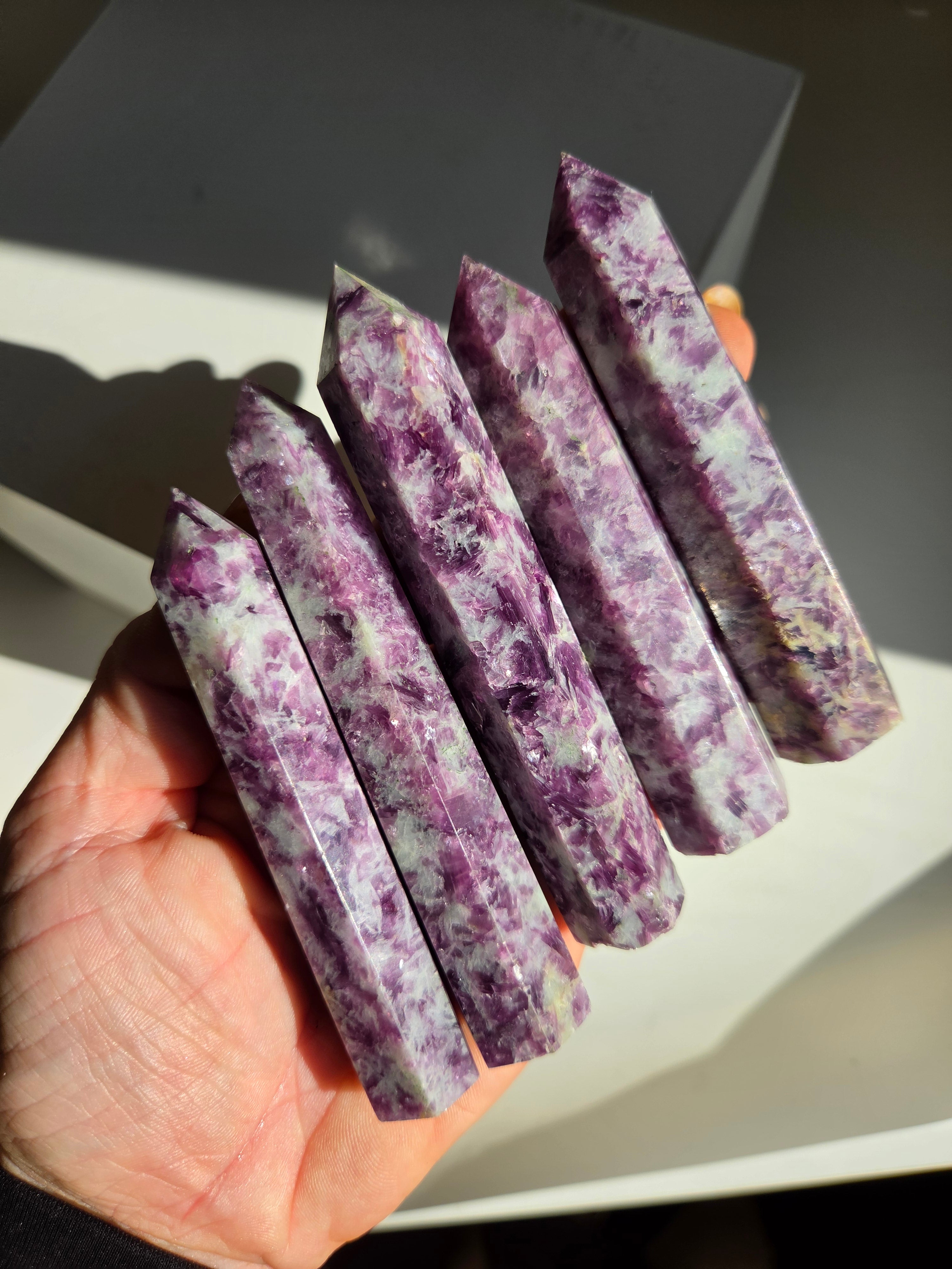 Lepidolite Tower | Intuitively selected