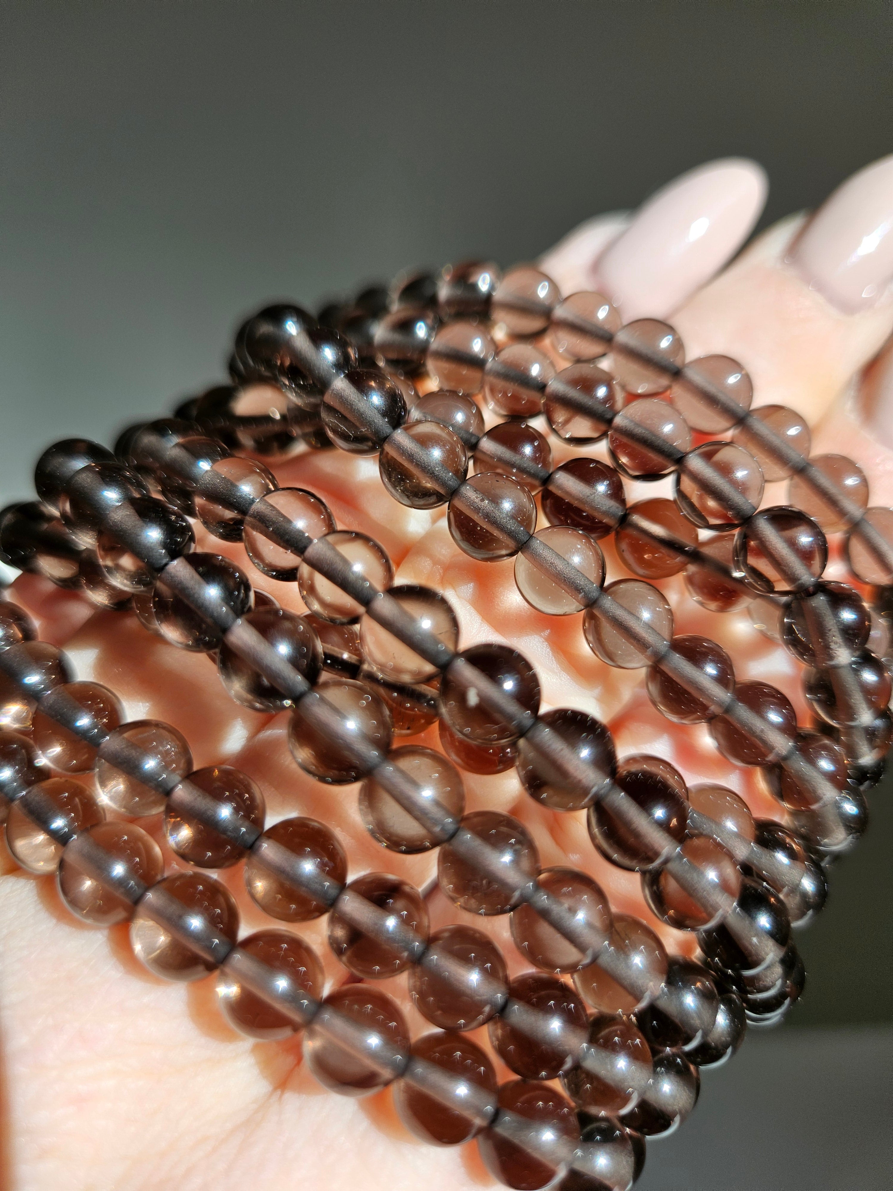Ice Obsidian 3 wrap Bracelet | 7mm