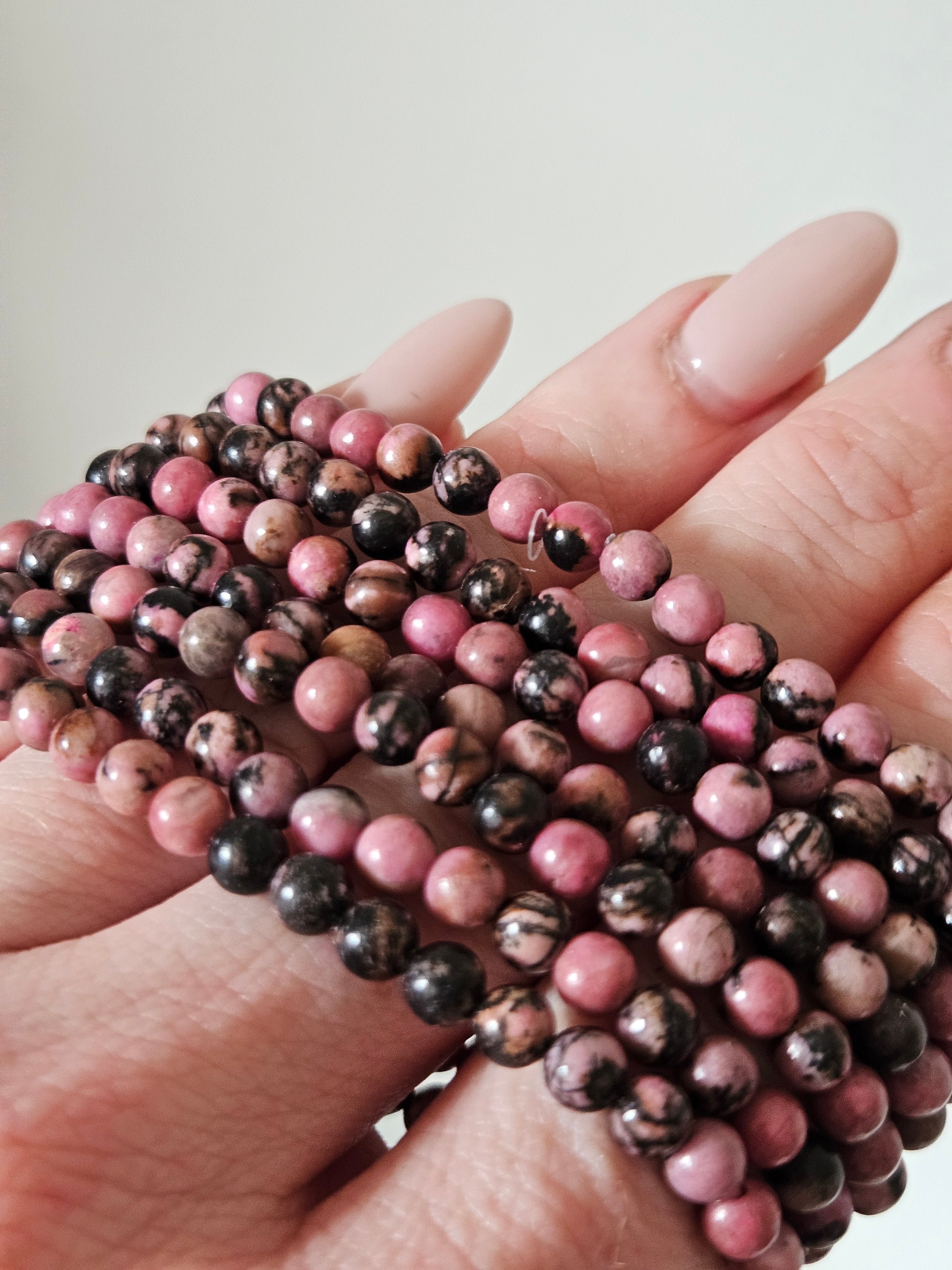 Rhodonite Bracelet | 4mm