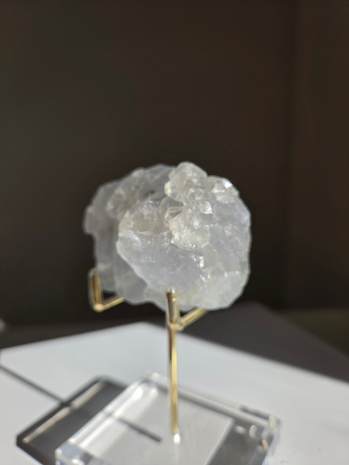 Calcite Coated Fluorite 005
