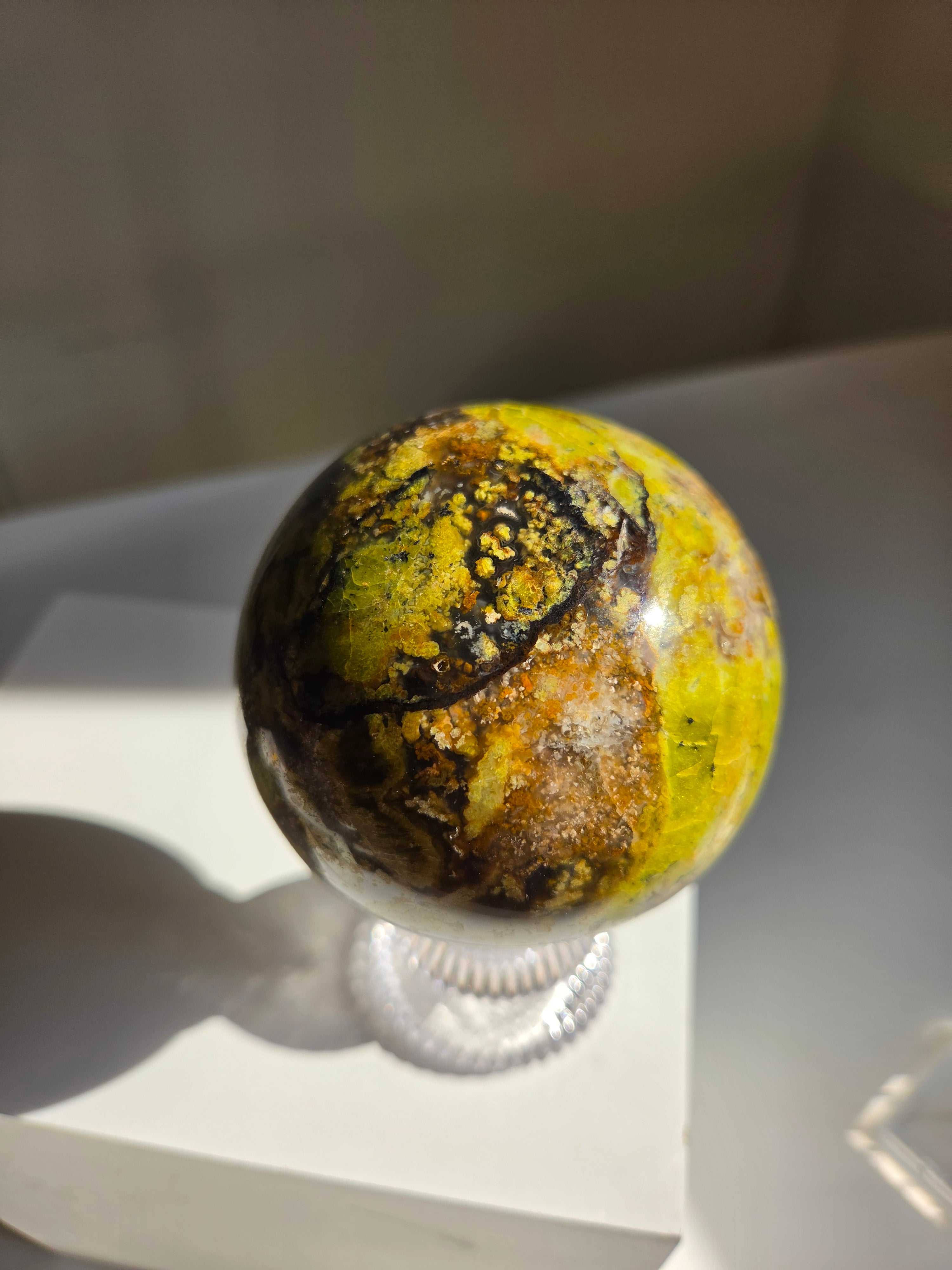Green Opal Sphere 002