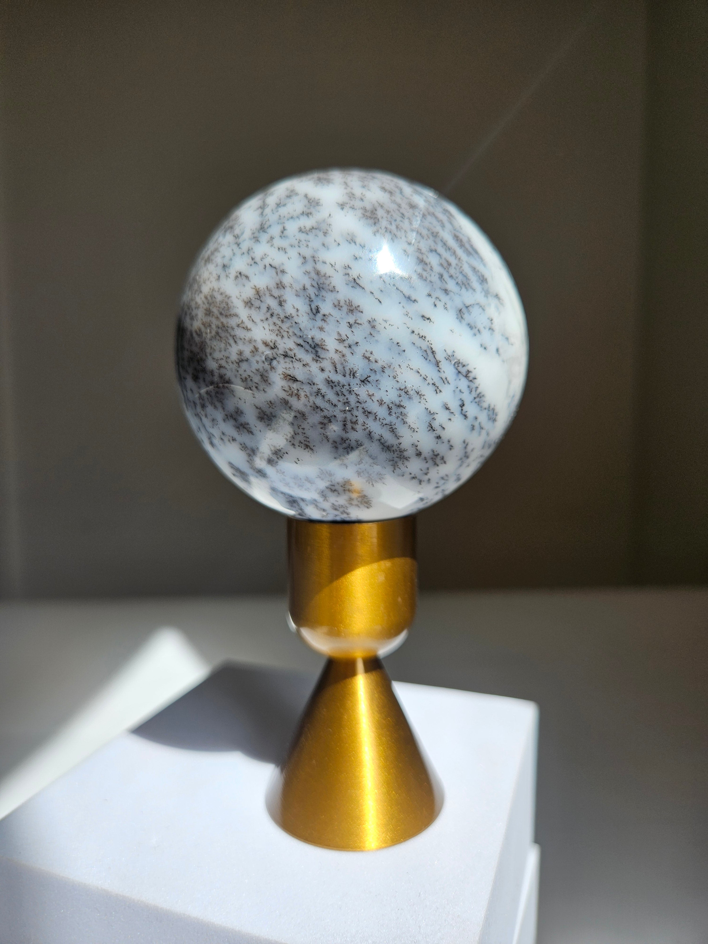 Dendritic Opal Sphere 001