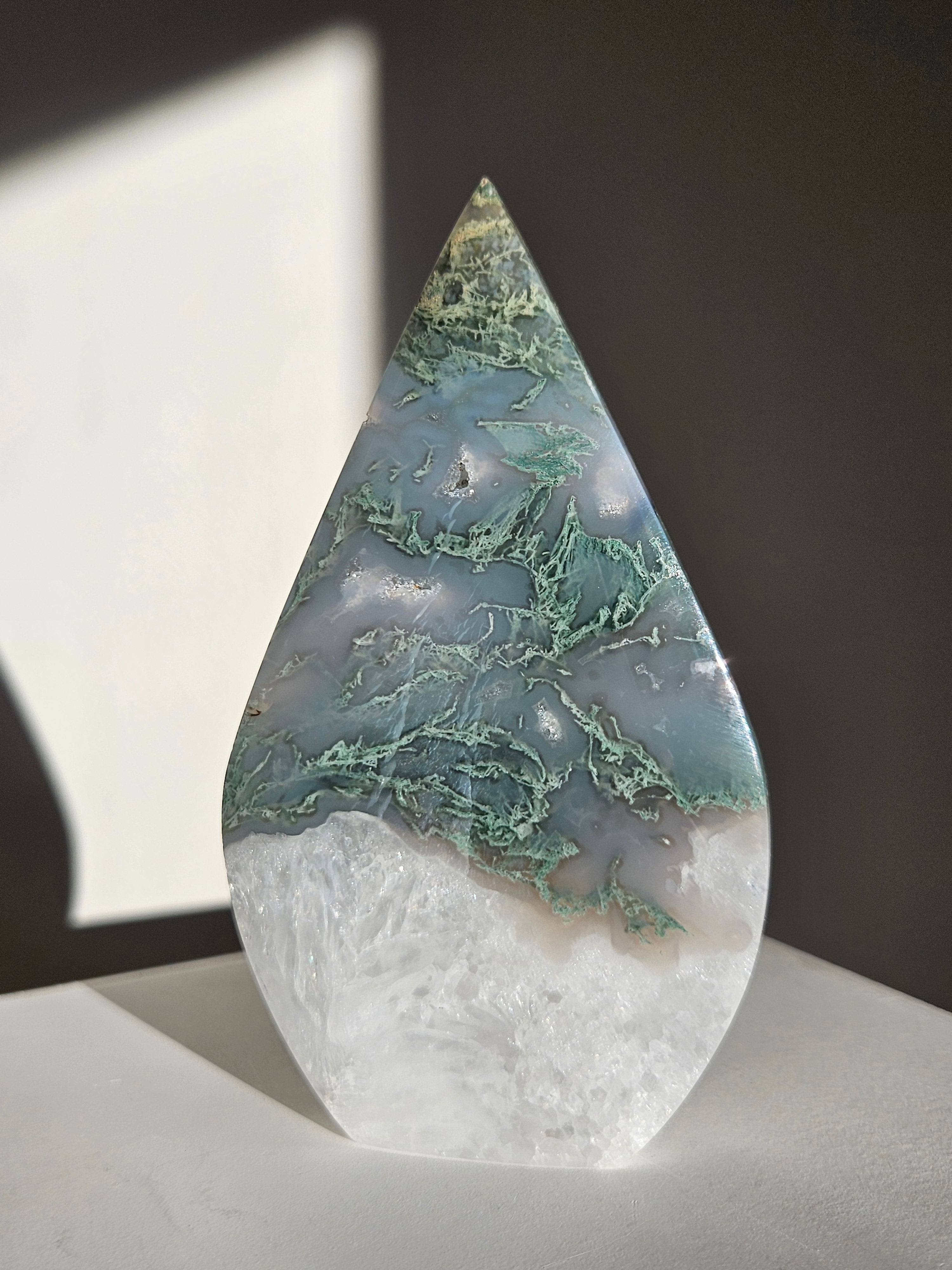 Moss Agate Flame 001