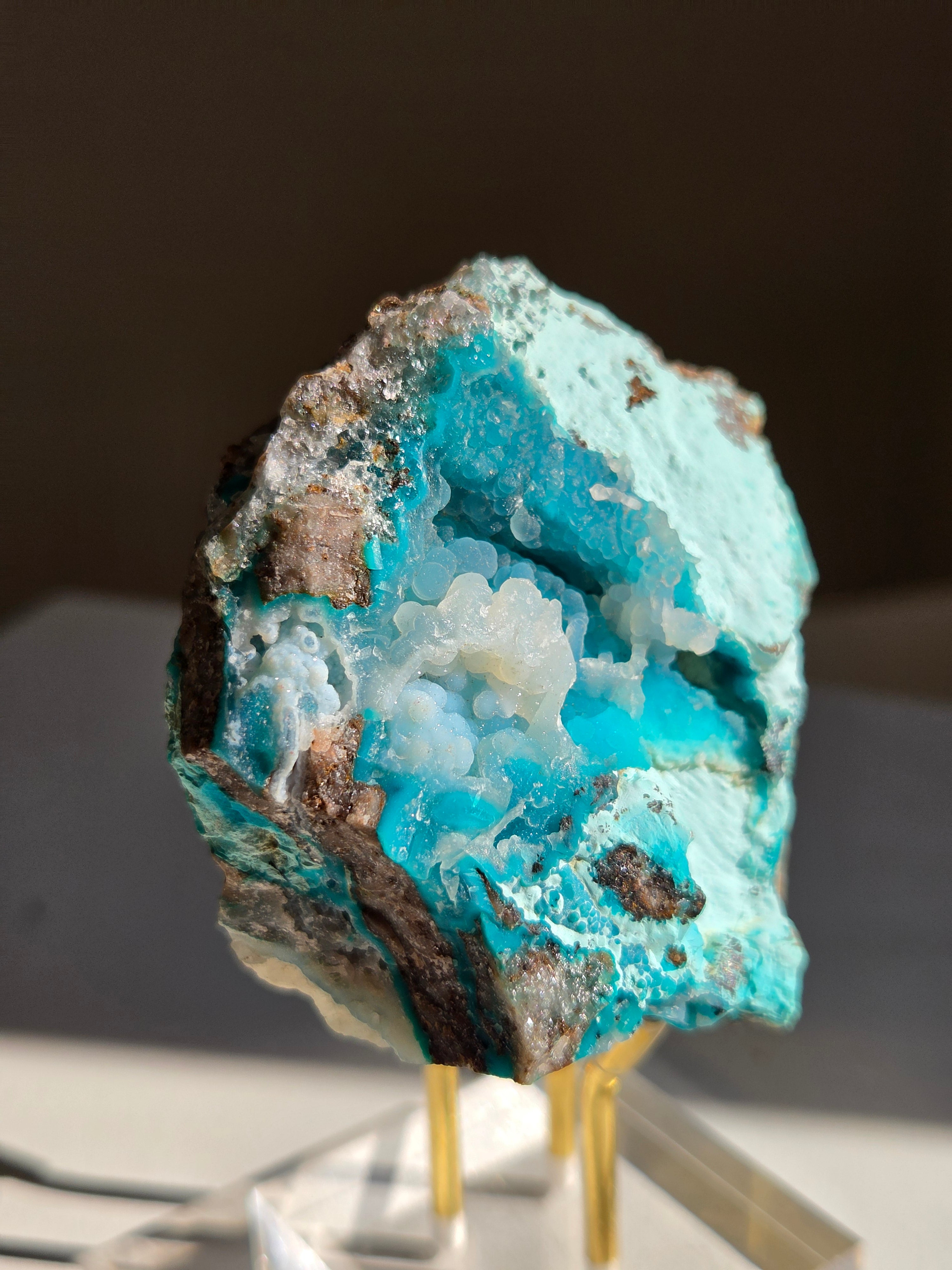 Raw Druzy Chrysocolla 004