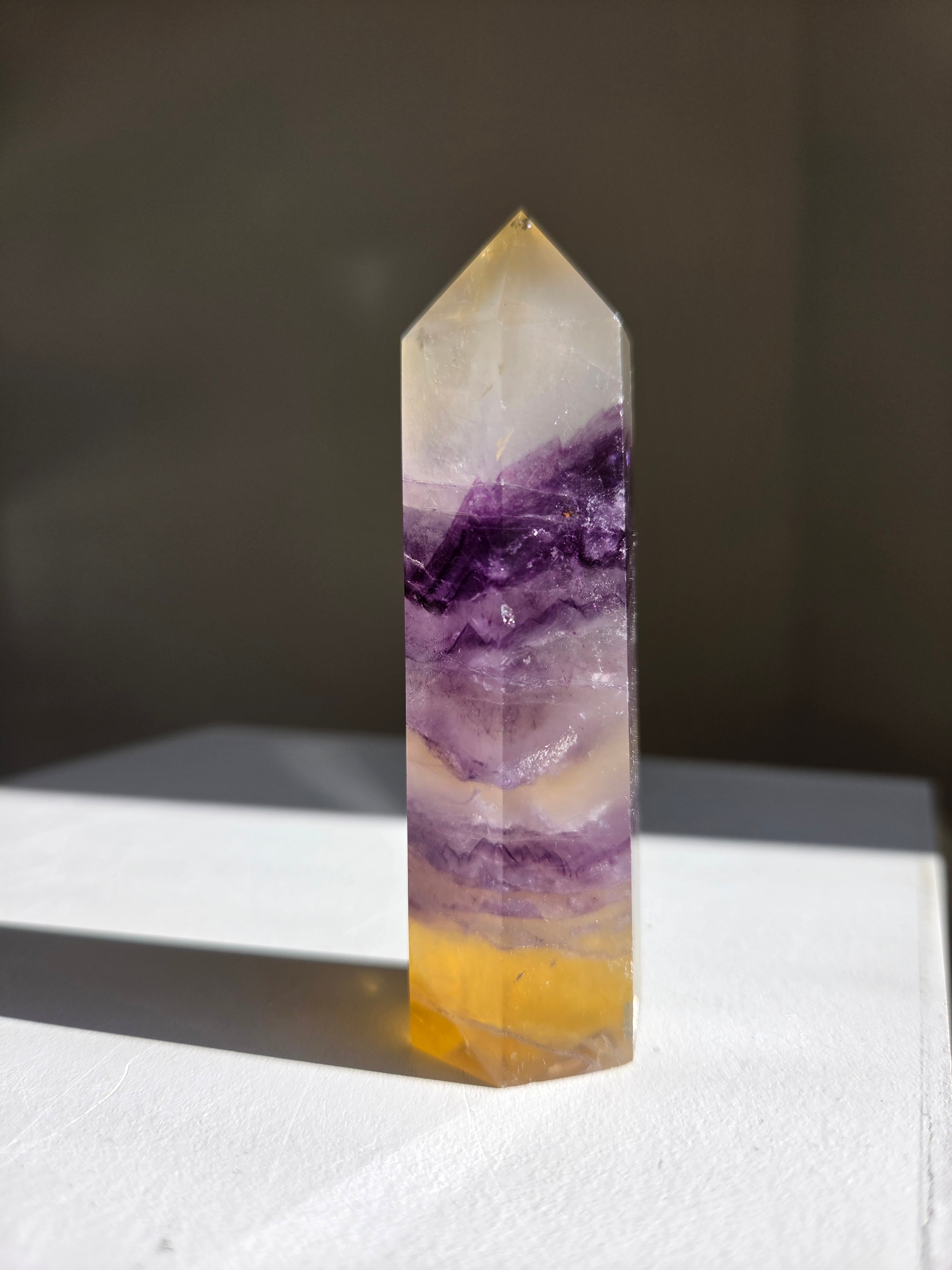 Yellow Fluorite Tower 006