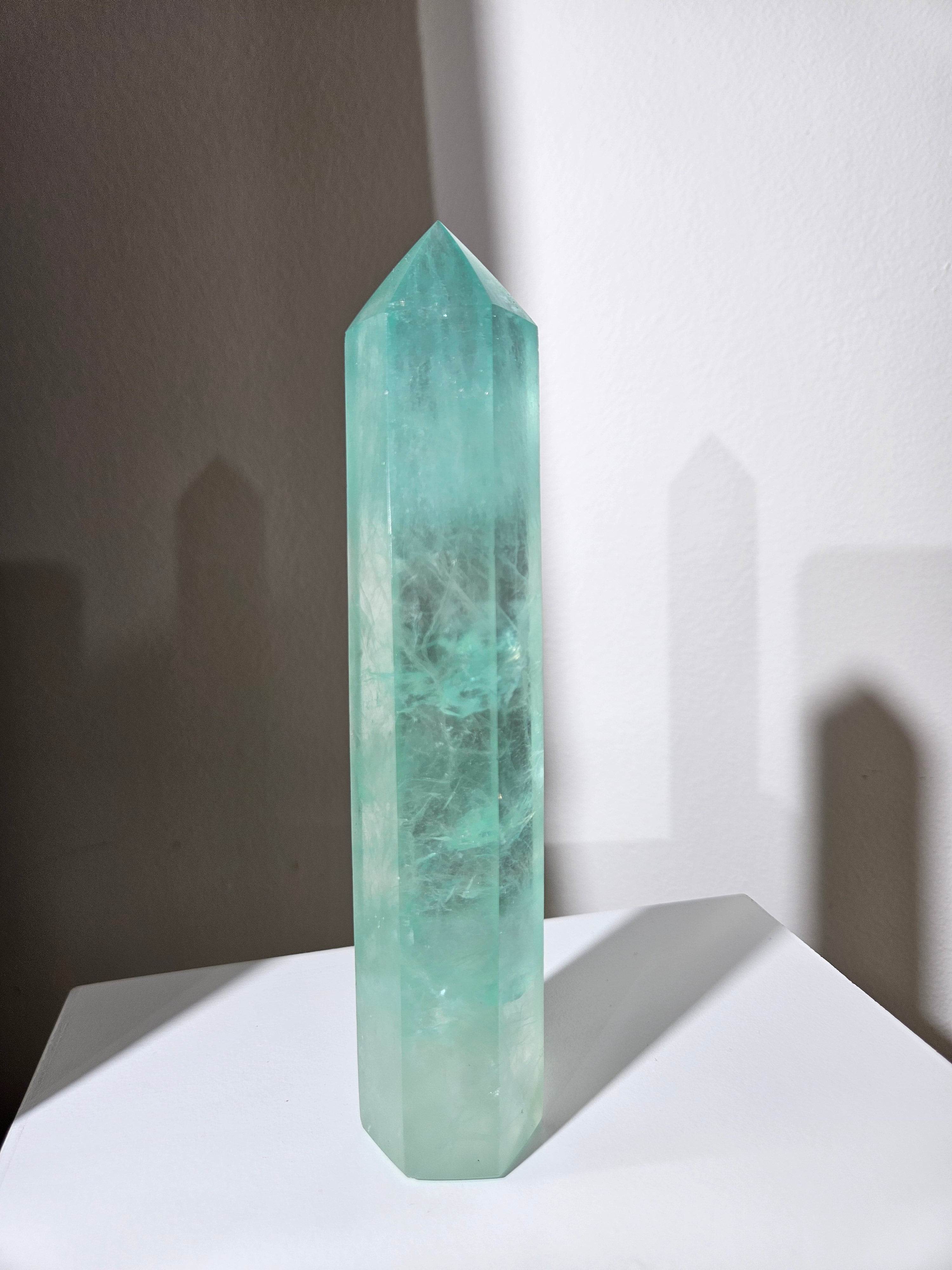 Green Fluorite Tower 001