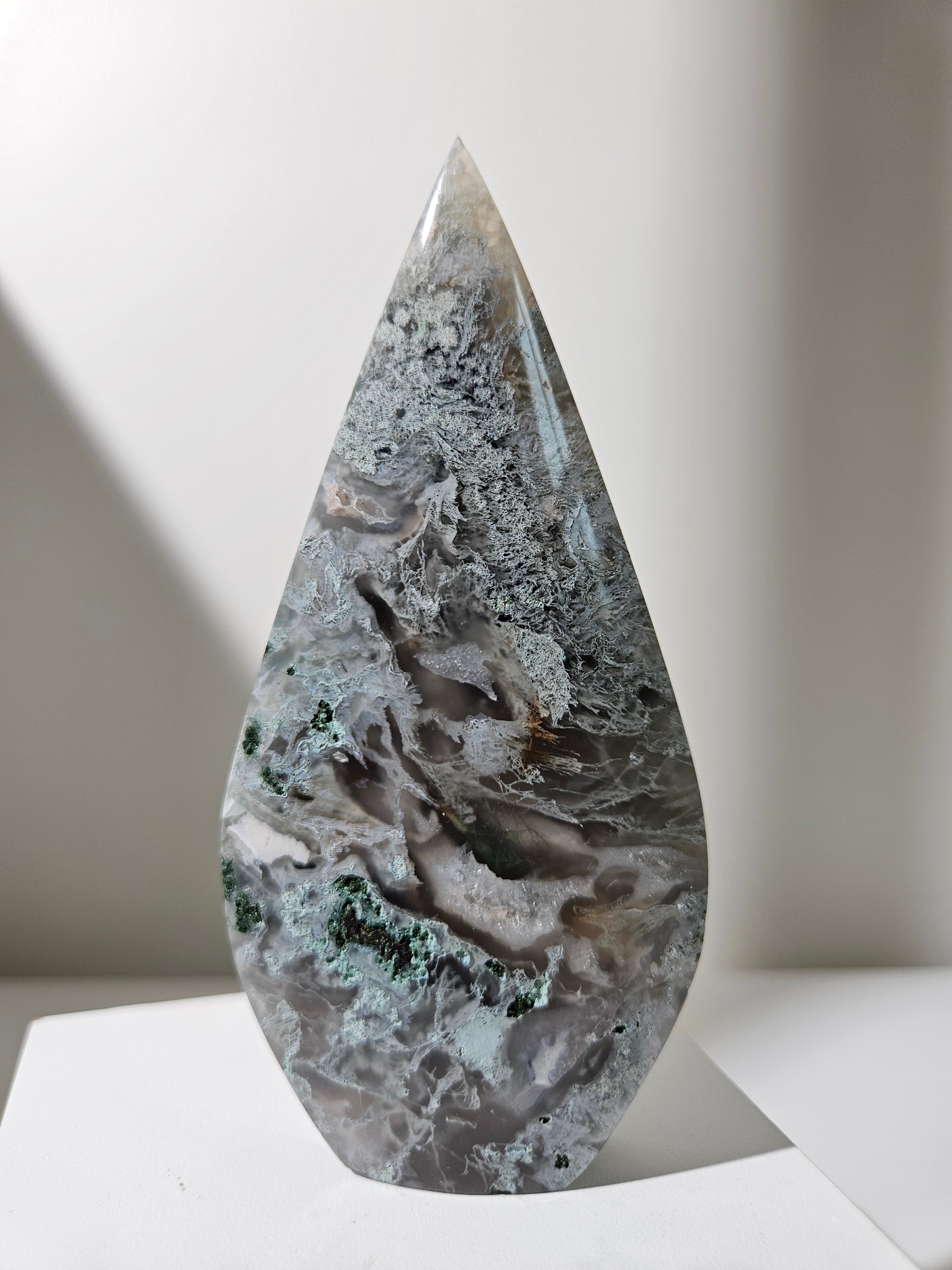 Moss Agate Flame 002