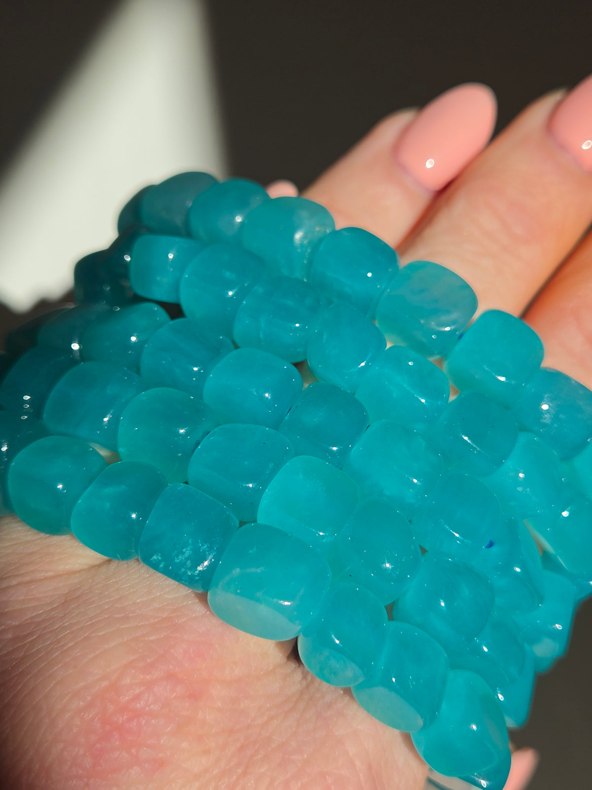 Gel Amazonite bracelet | cube