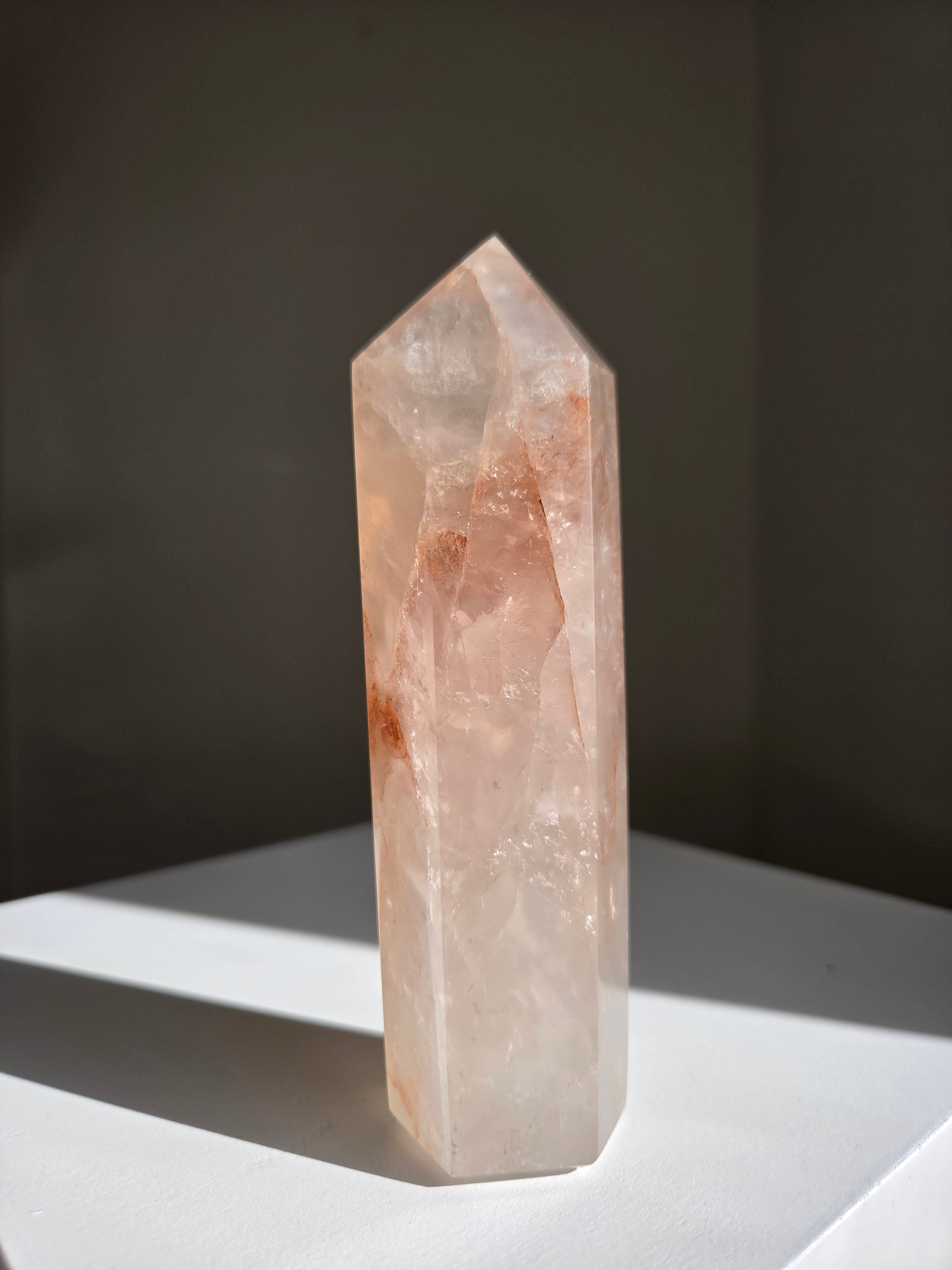 Hematoid Quartz Tower 002