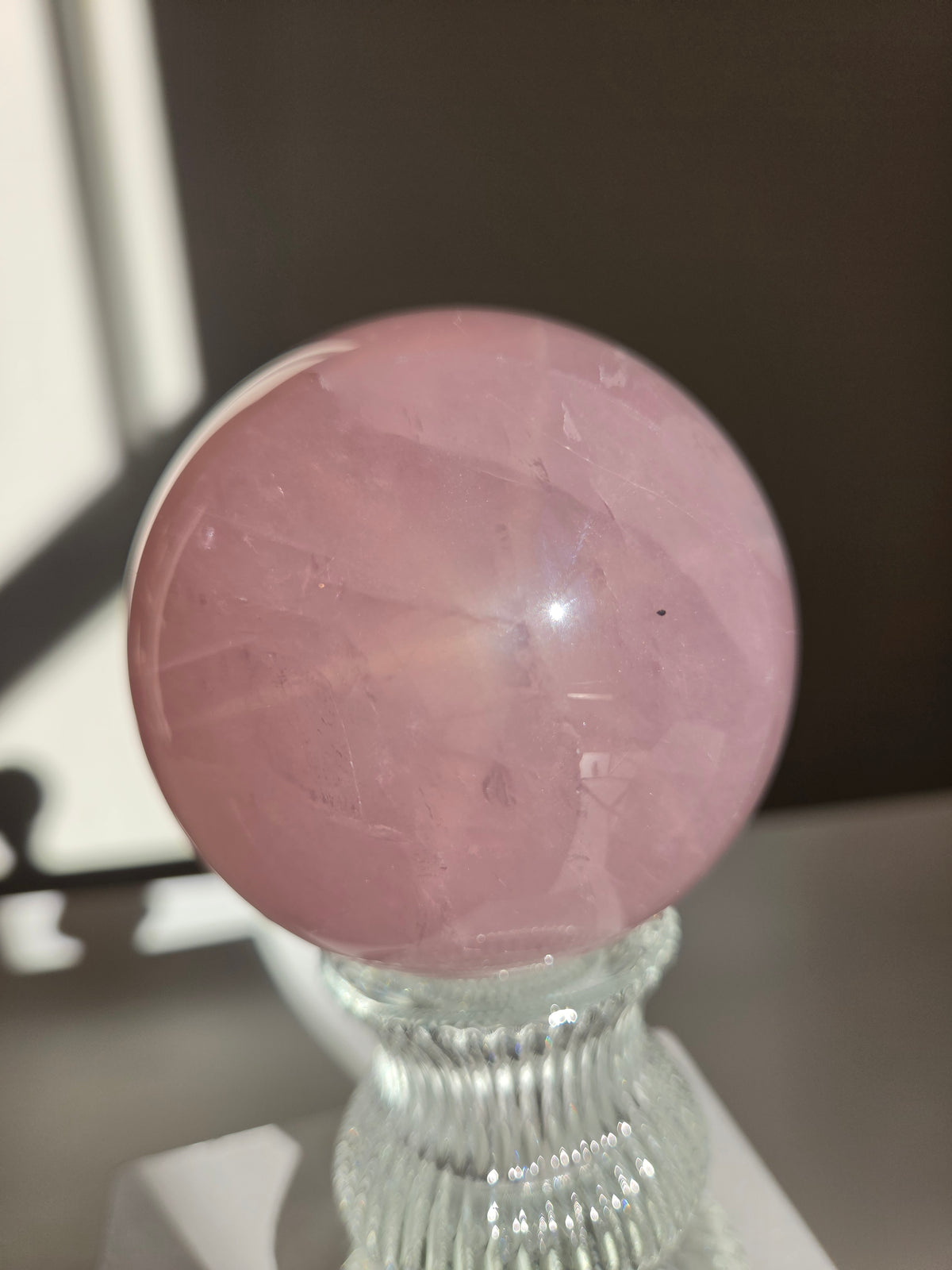 Rose Quartz Sphere 033