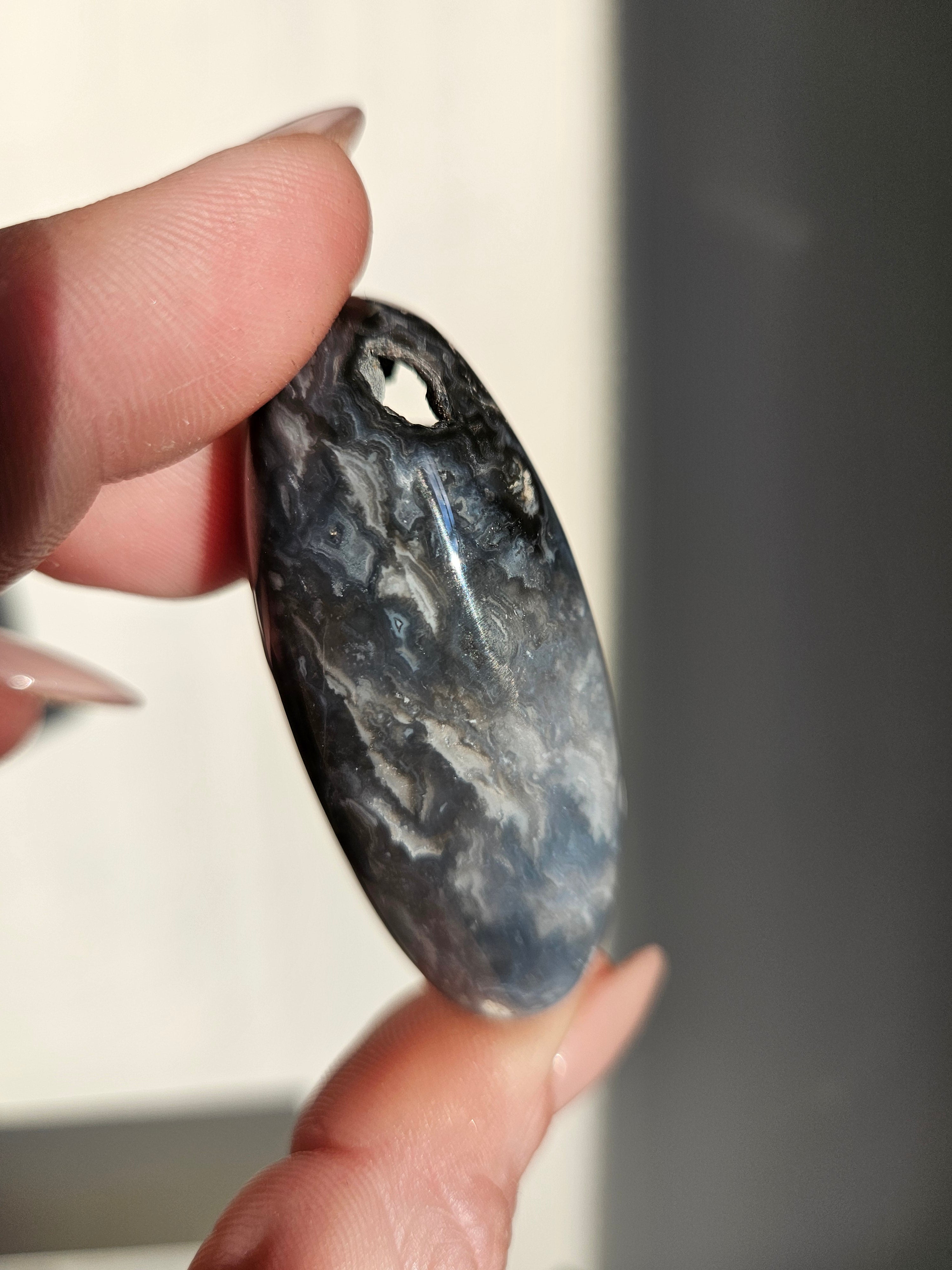 Pacific Blue Agate Shiva 008