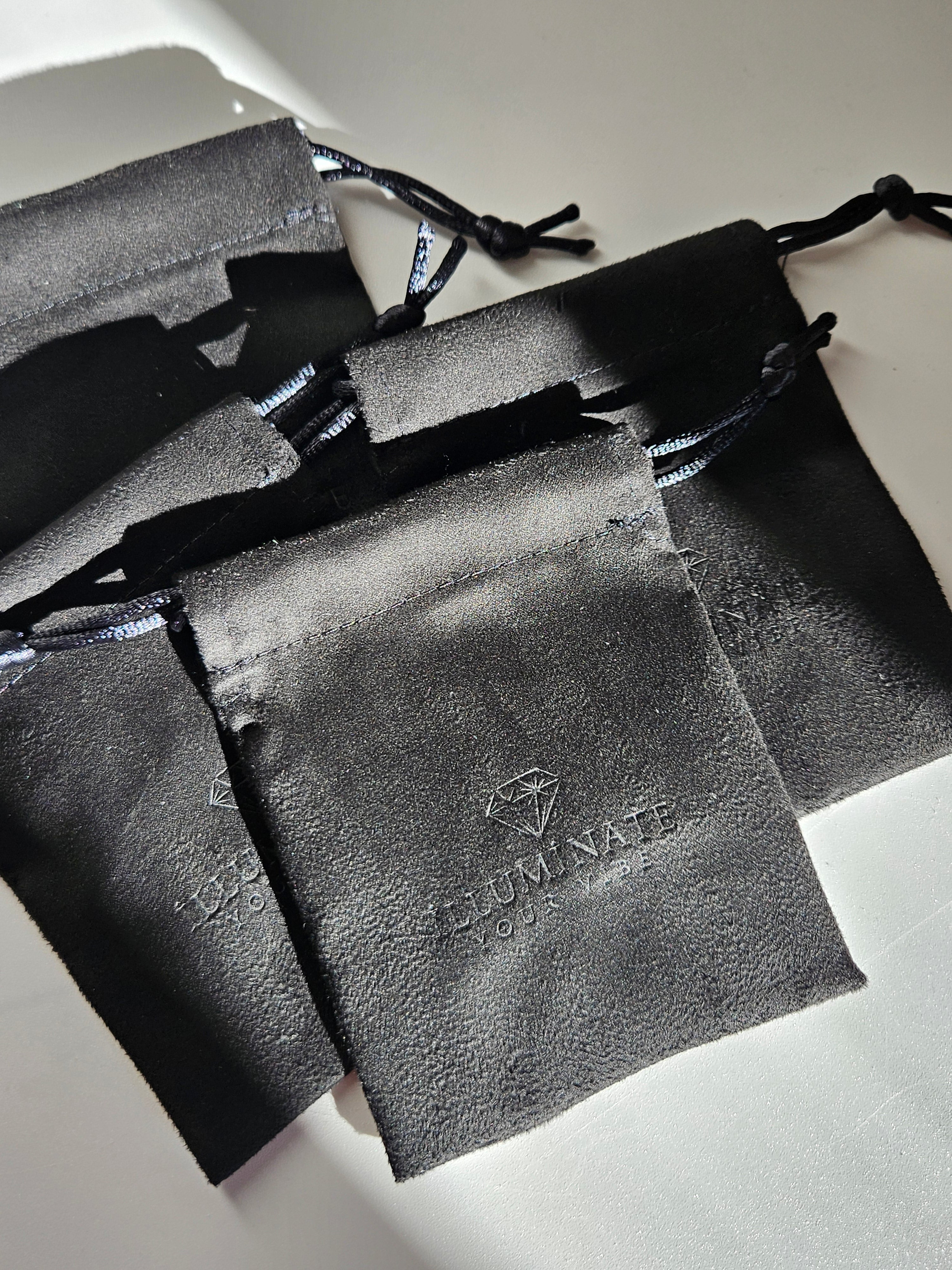 Black Drawstring Pouch