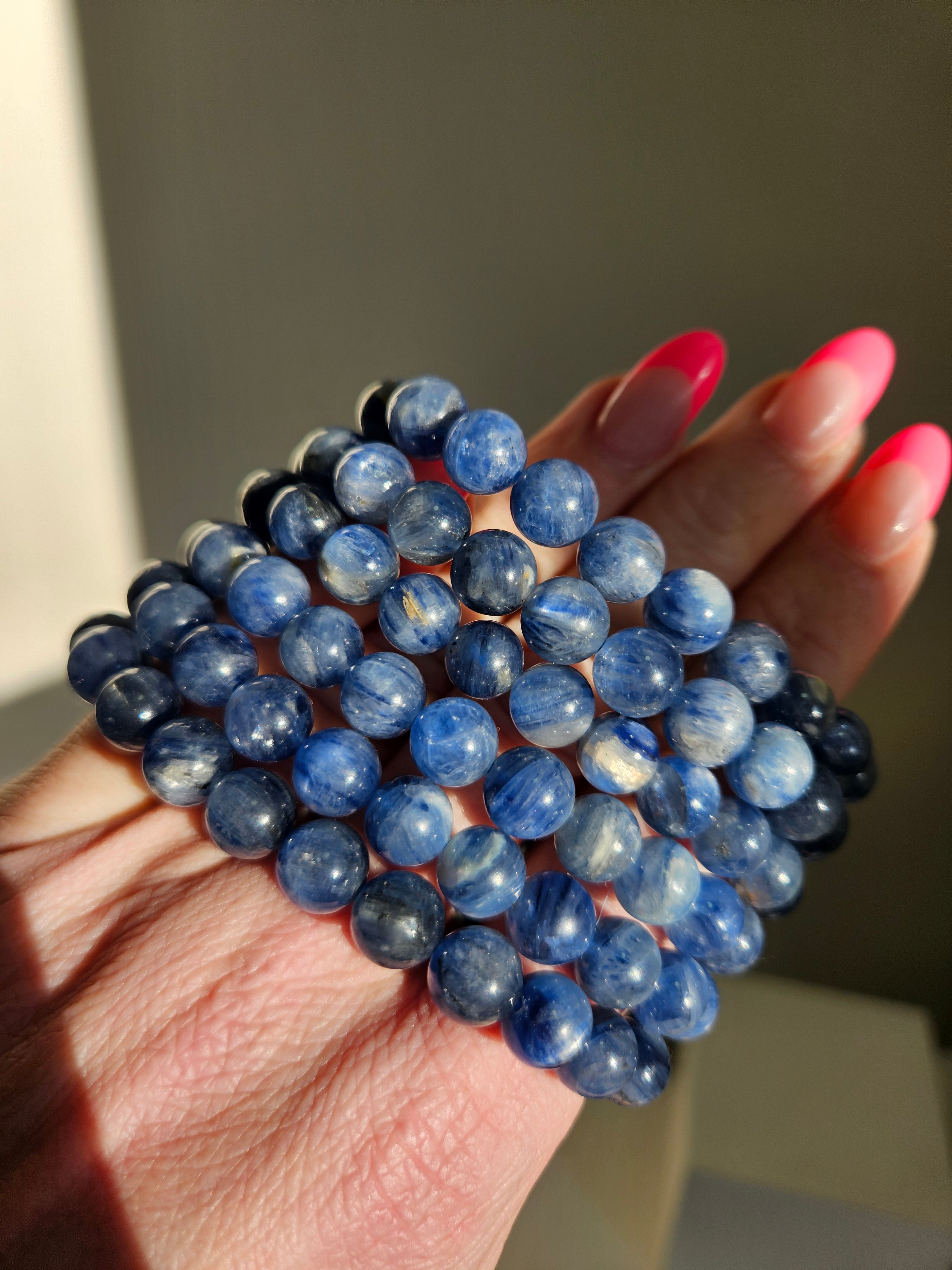 Blue Kyanite Bracelet | 8mm