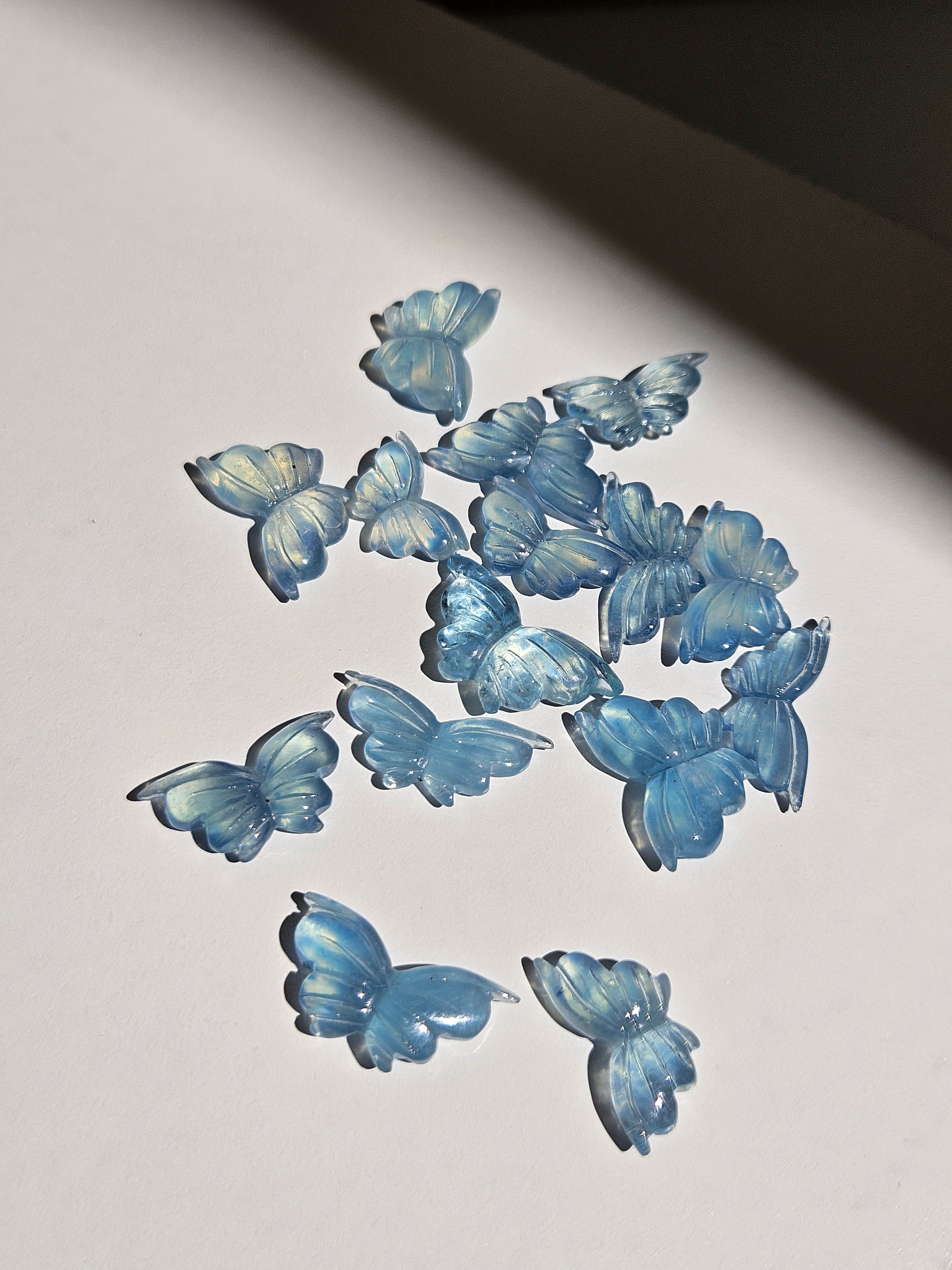 Aquamarine Mini Butterfly