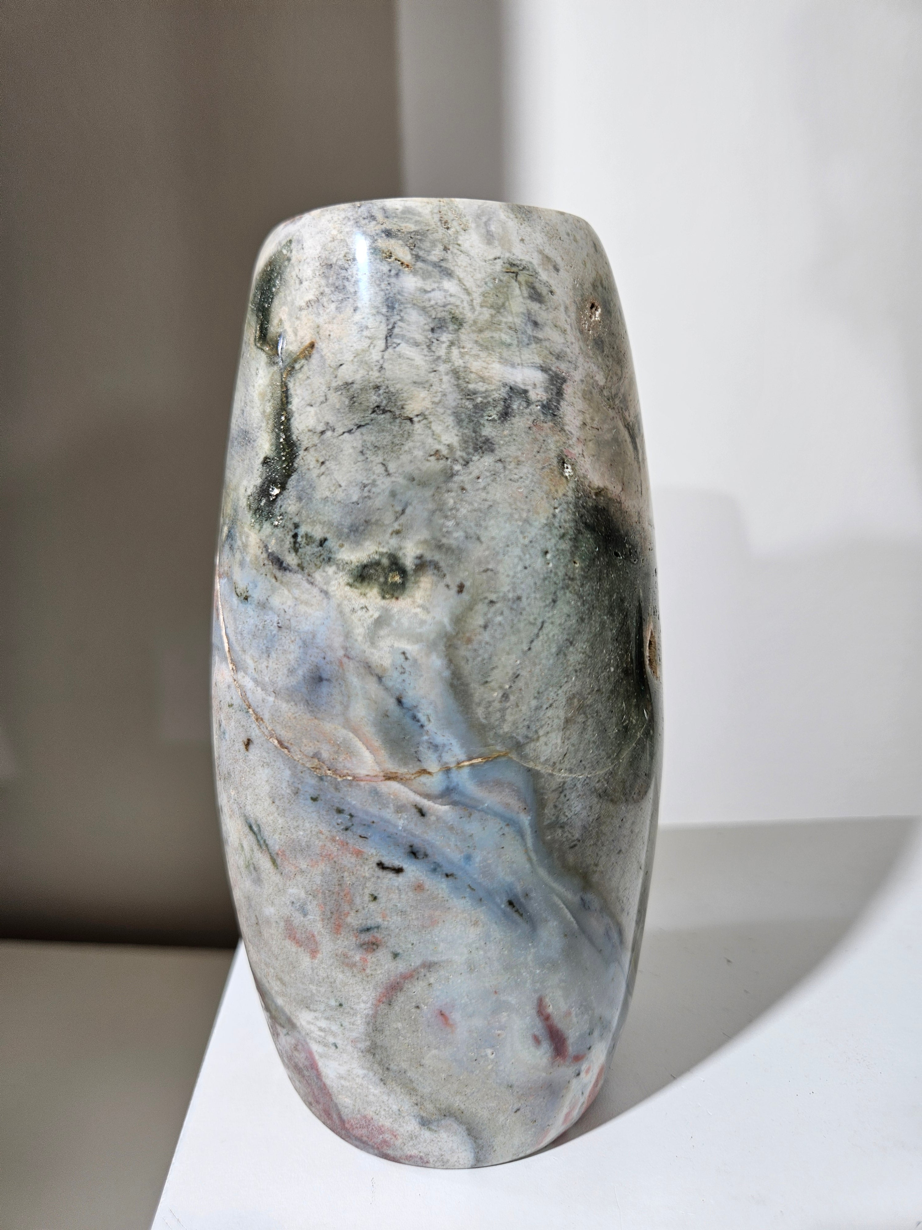 Sea Jasper Vase
