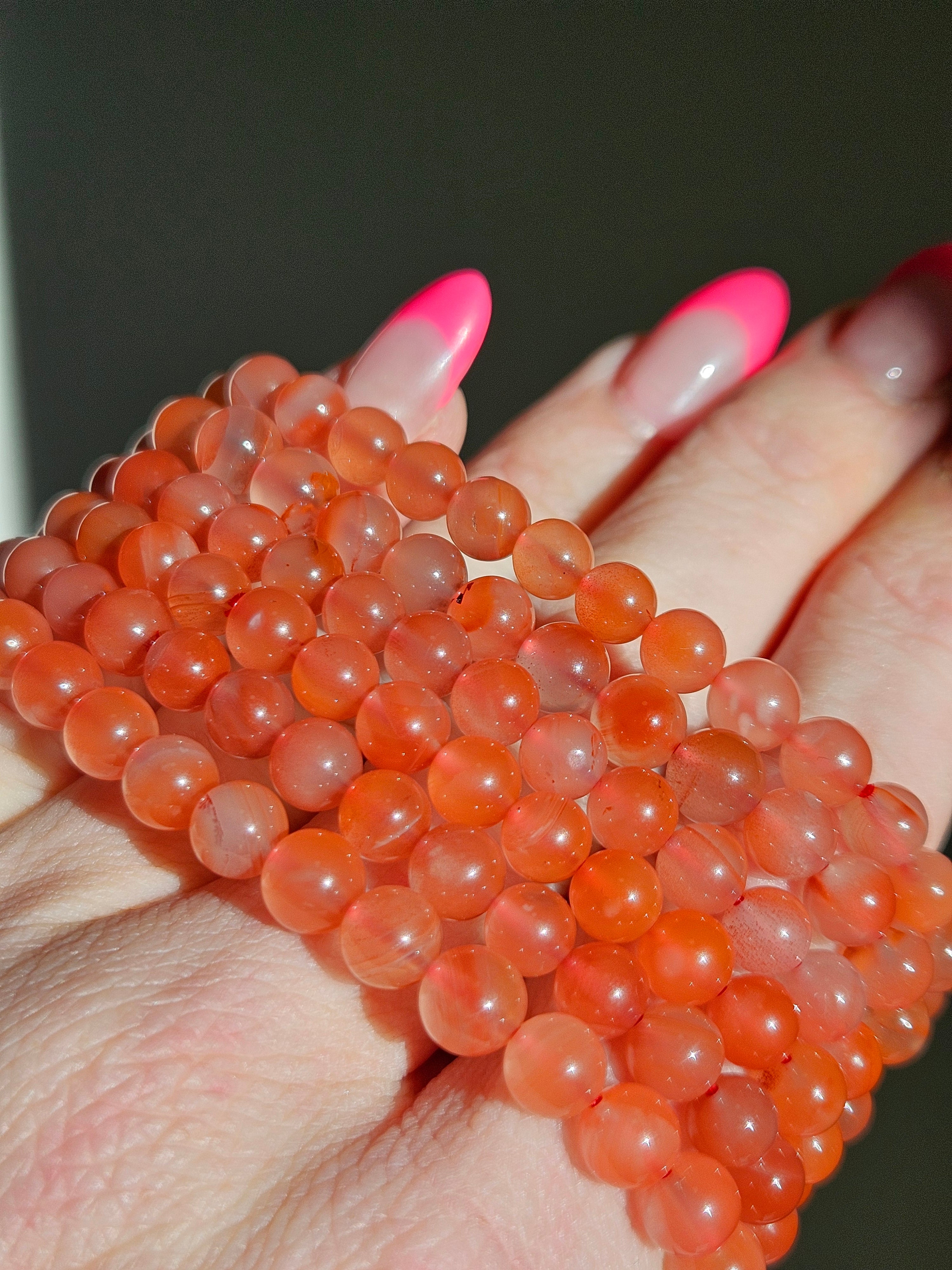 Nanhong Agate Bracelet | 6mm
