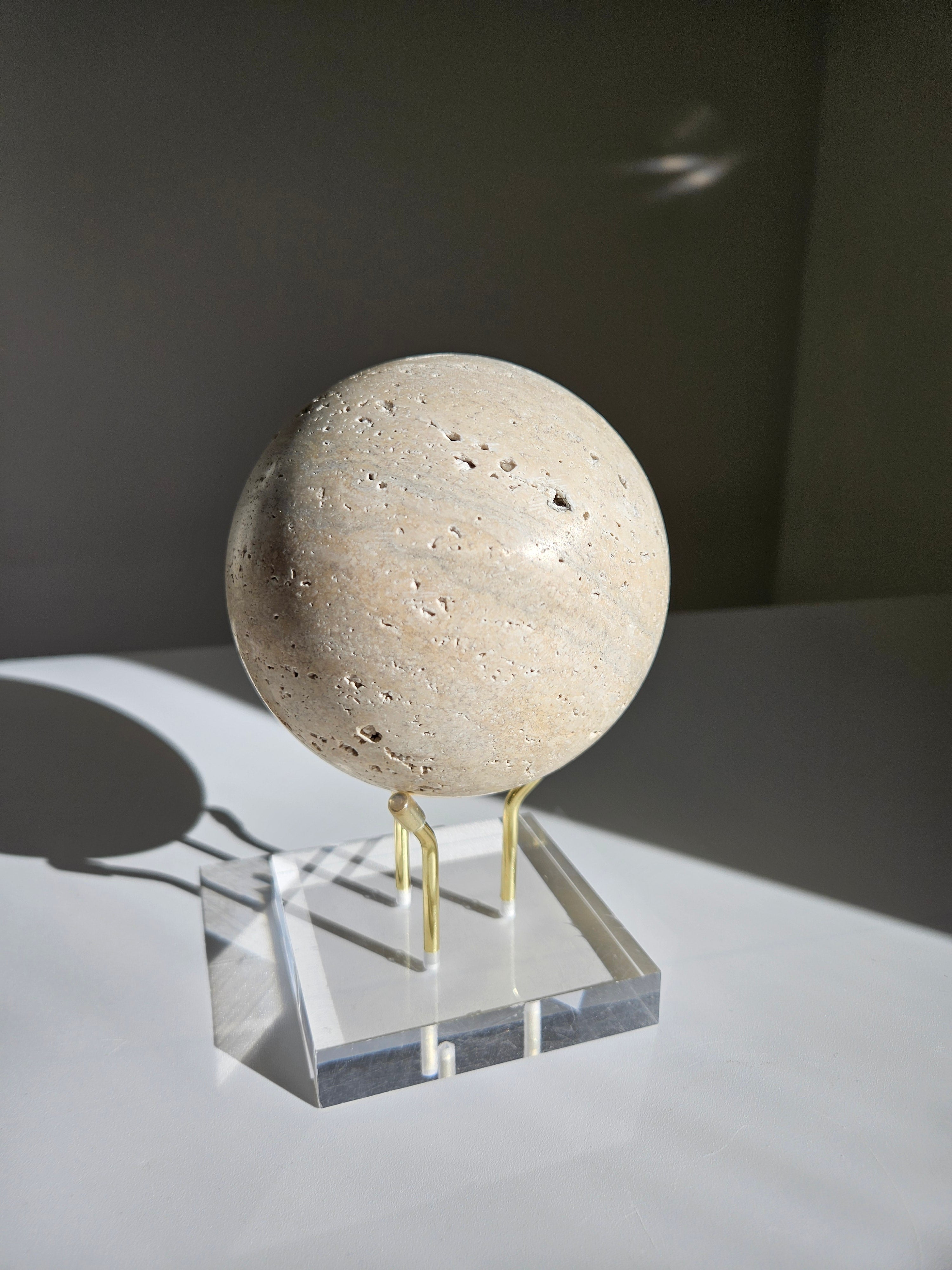 Travertine Sphere