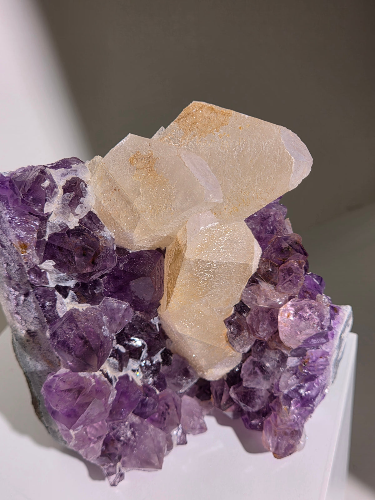 Amethyst x Calcite Statement