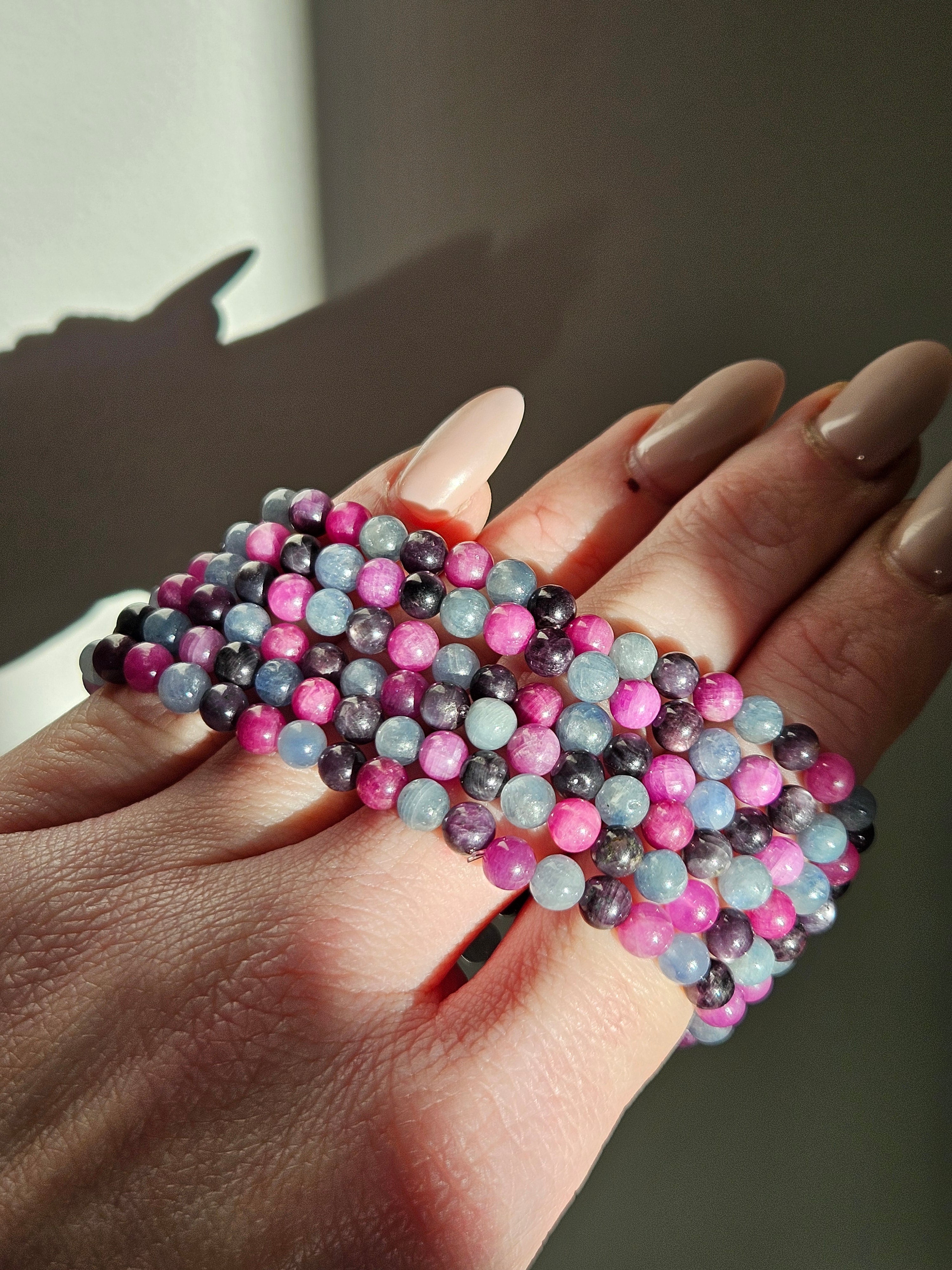 Ruby & Sapphire Bracelet | 6mm