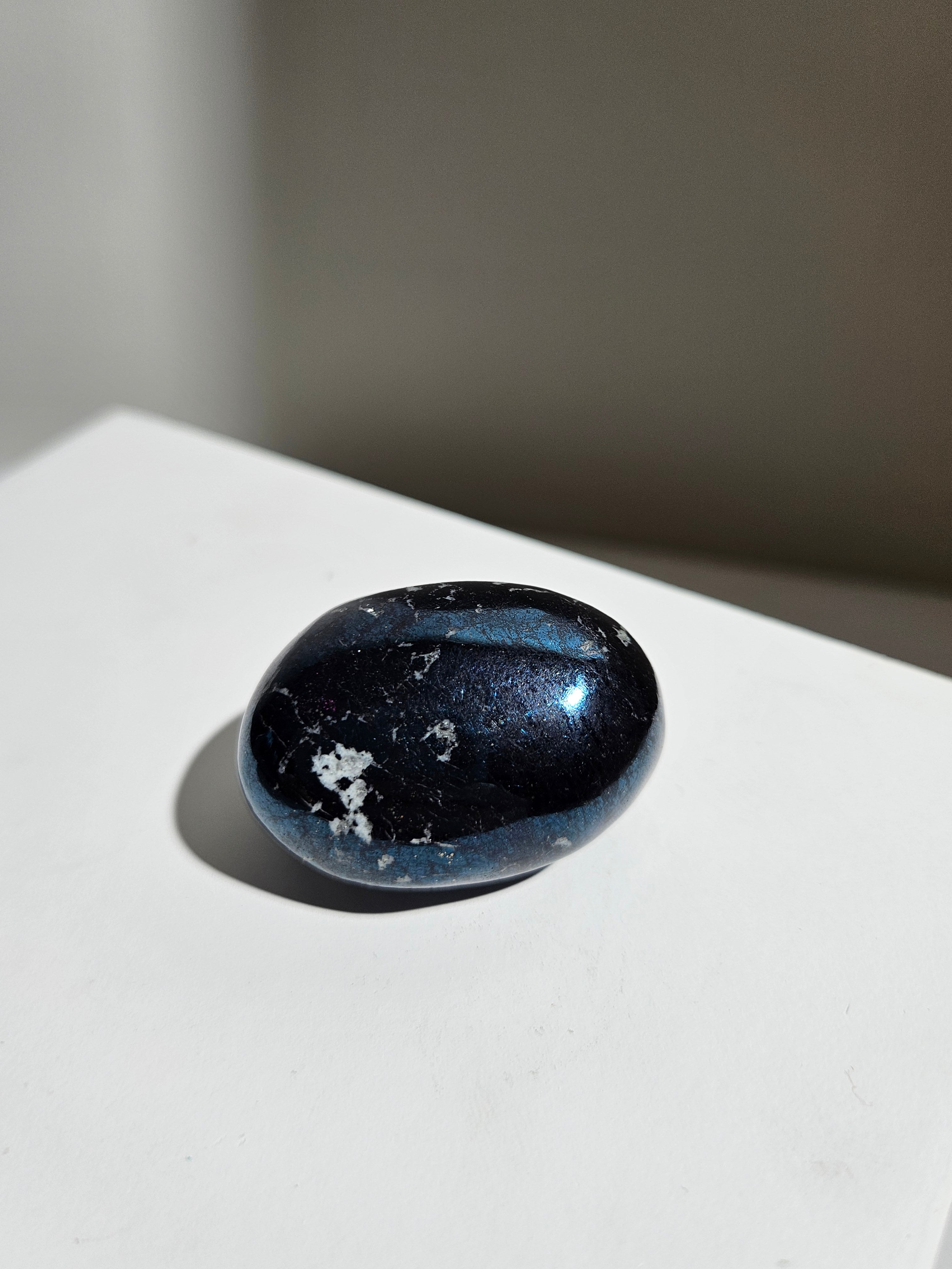 Peruvian Covelite Palmstone 007