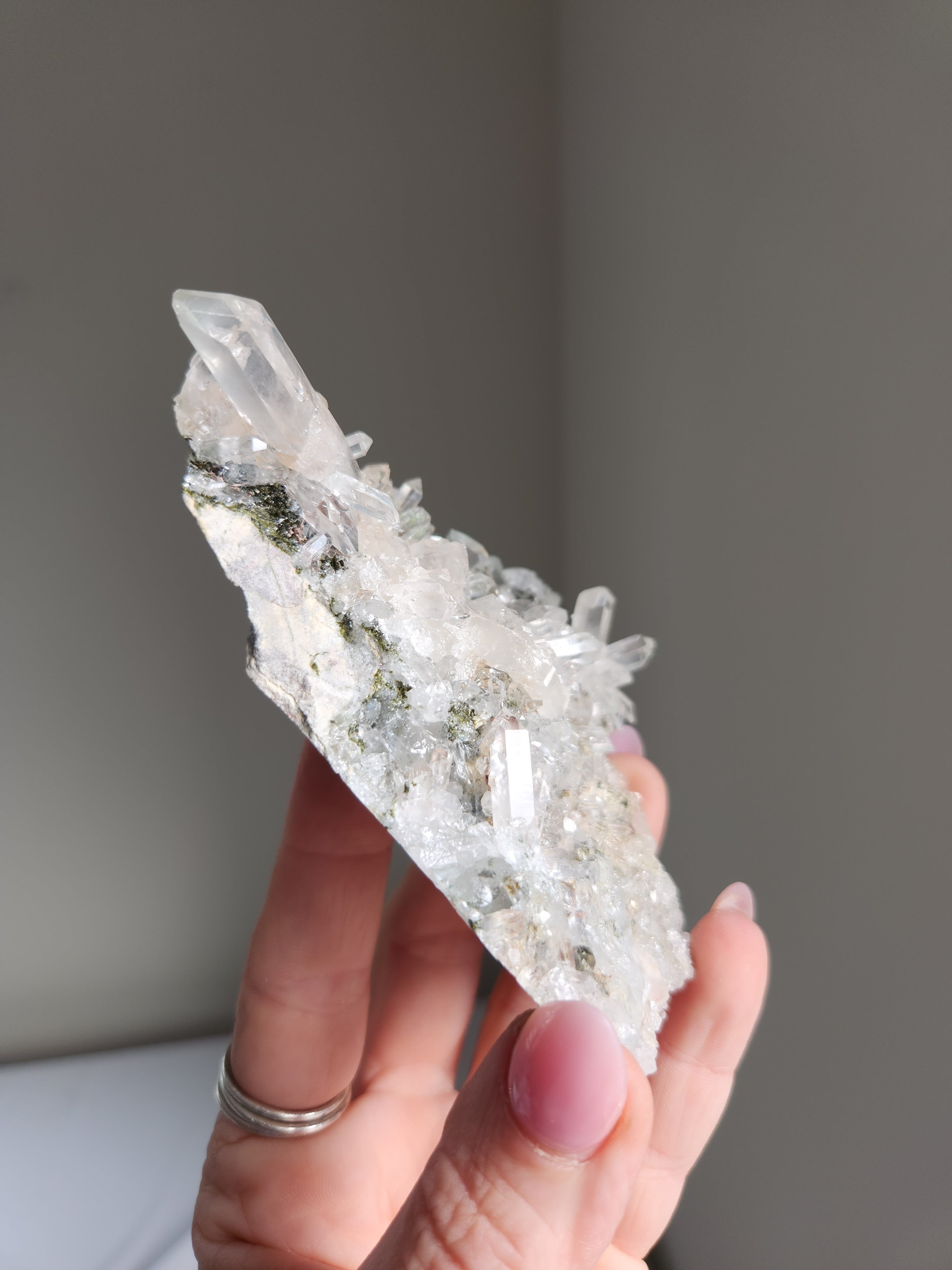 Garden Quartz Cluster 001