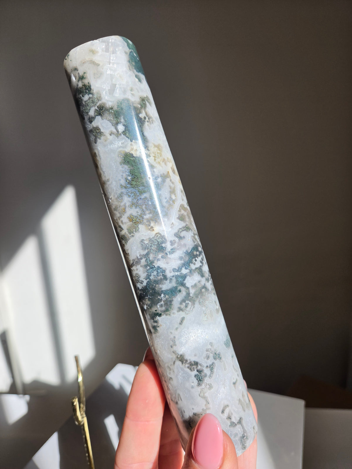 Moss Agate Bracelet Holder 001