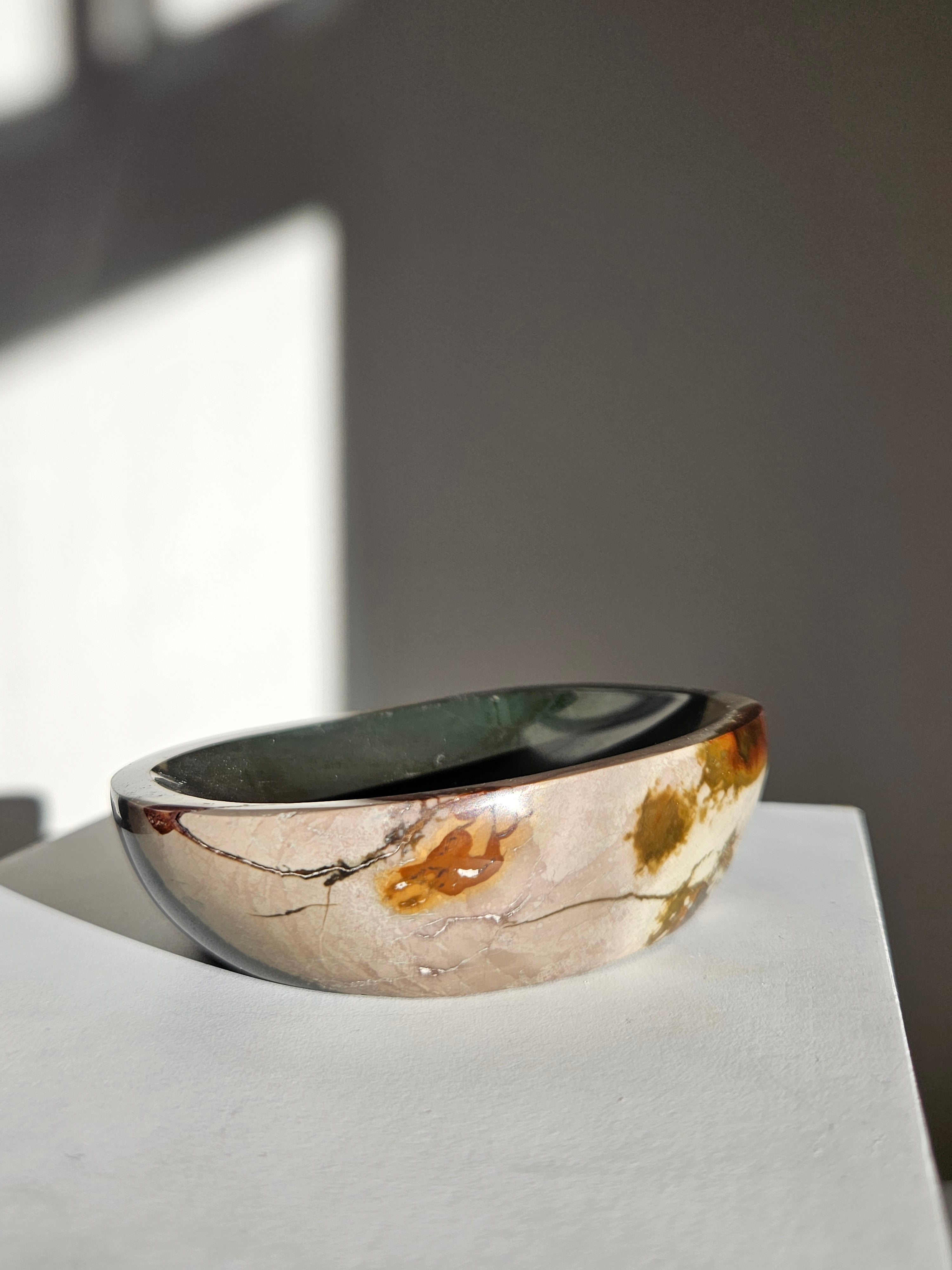 Polychrome Jasper Bowl 005