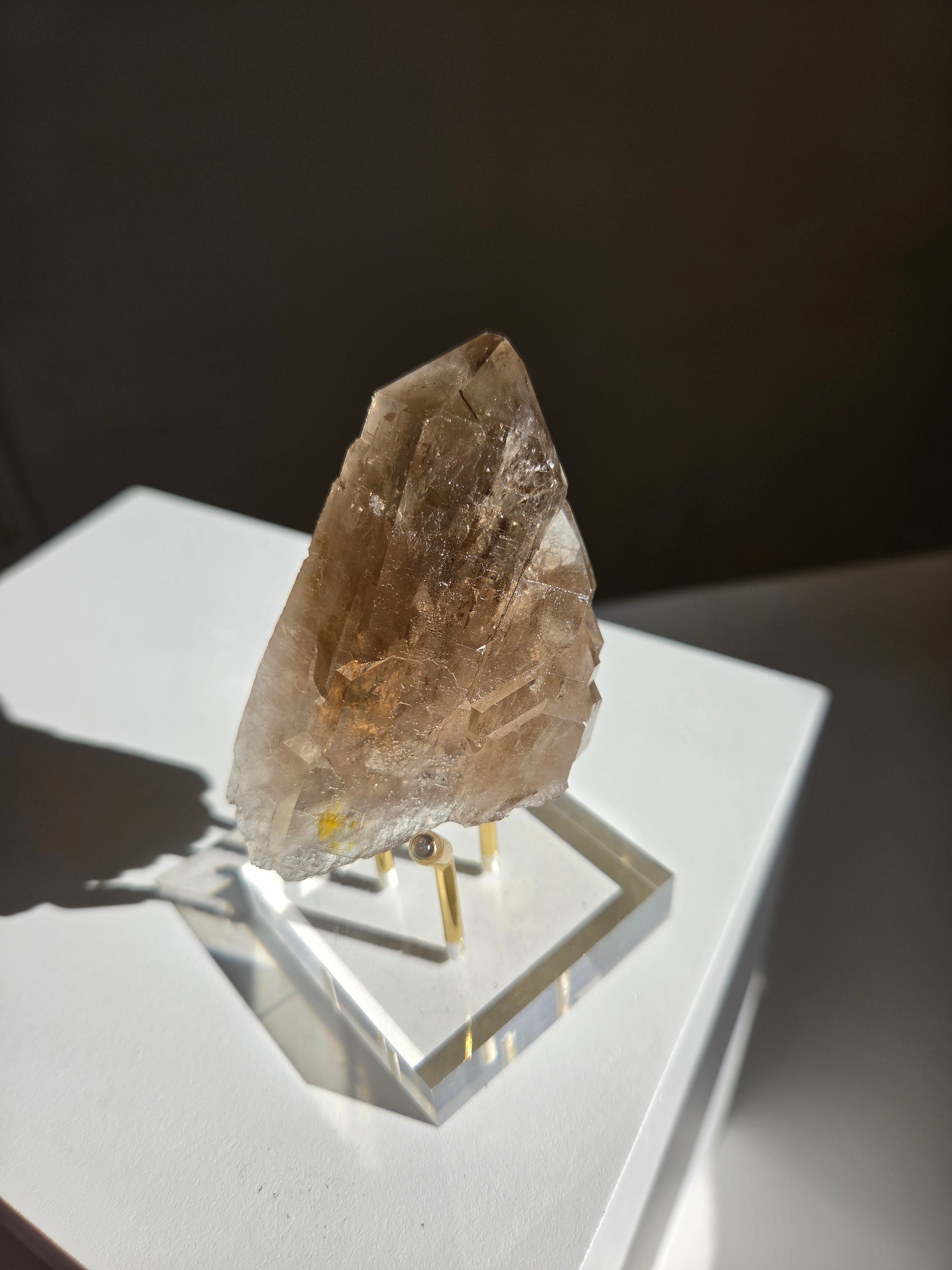 Smoky Quartz Cluster 001