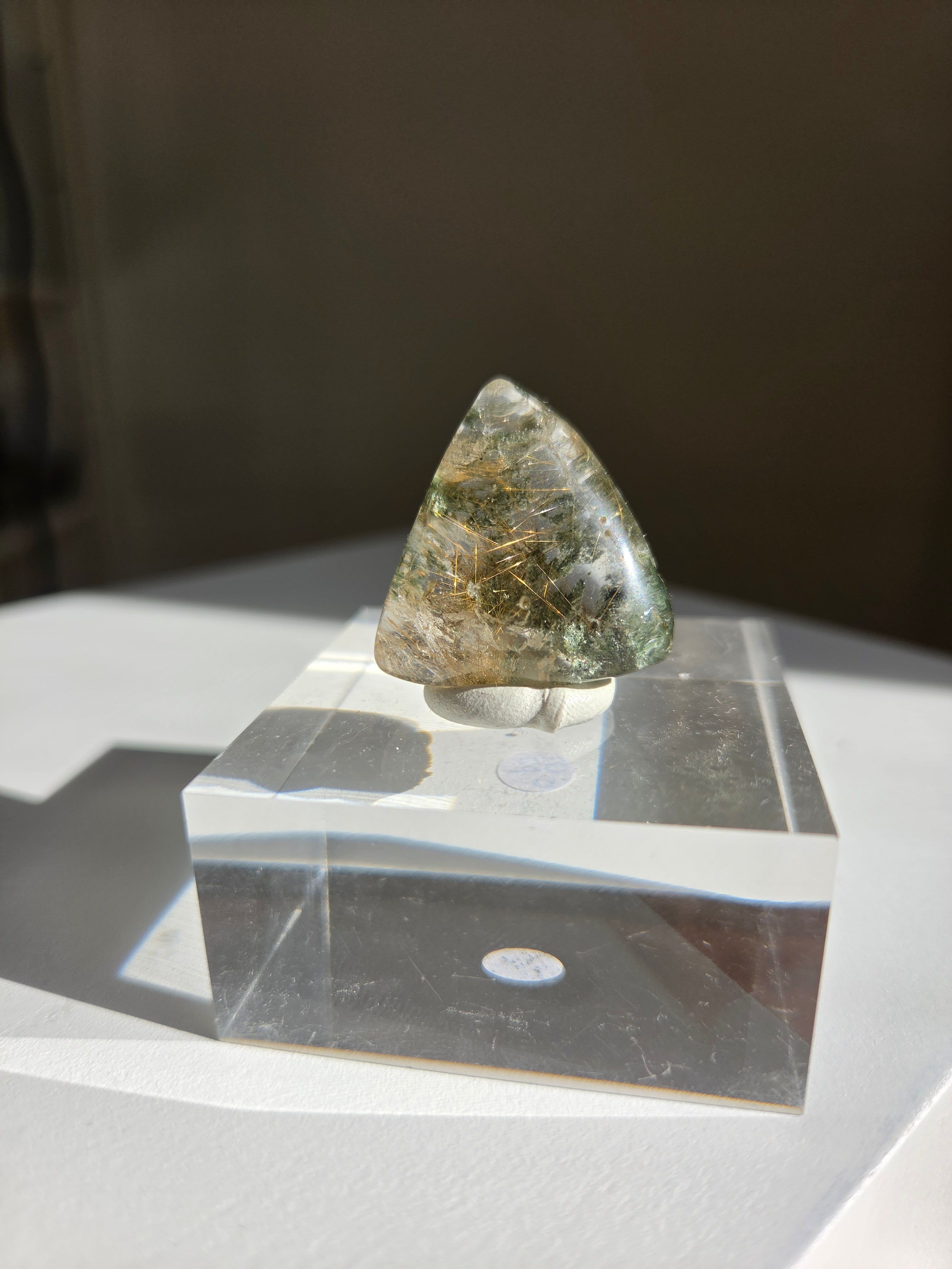 Himalayan Rutile Cabochon 016